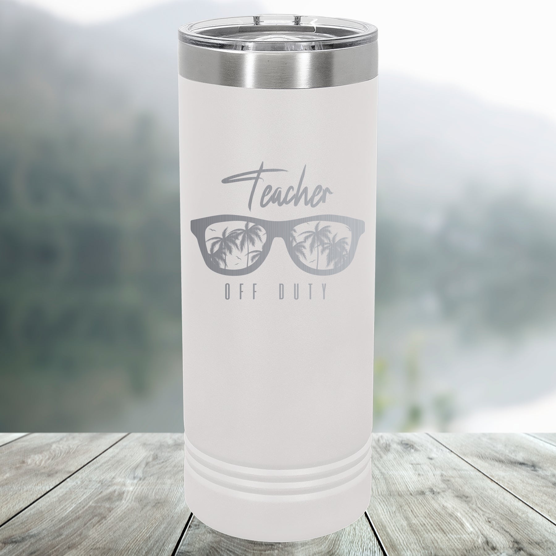 Custom Engraved 22oz Tumbler - Teacher Off Duty