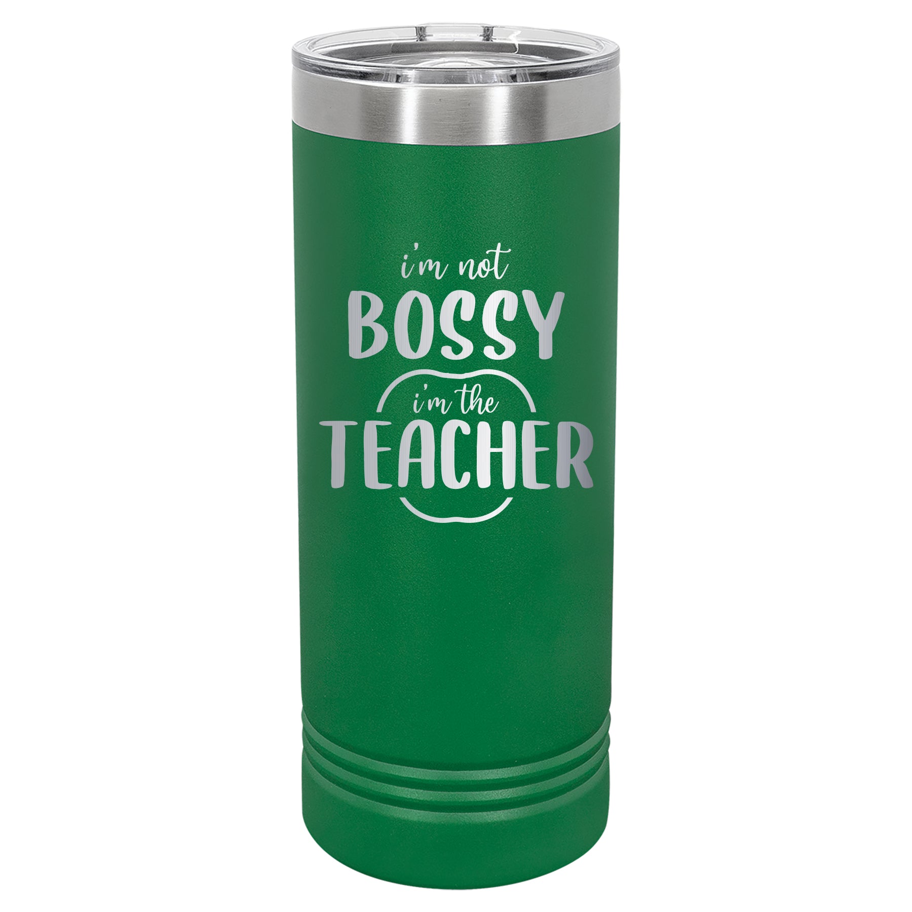 Custom Engraved 22oz Tumbler - Bossy Teacher