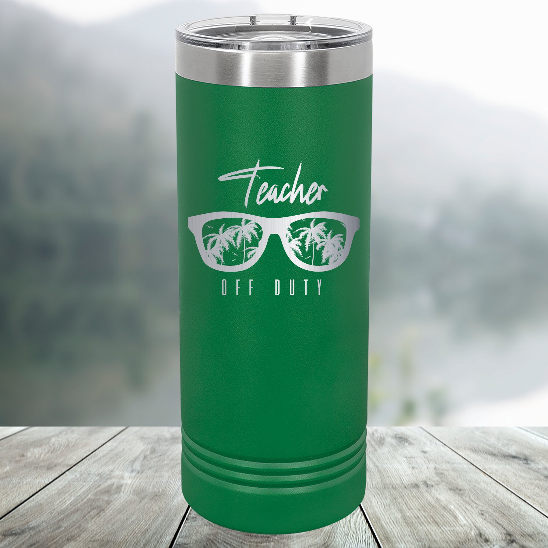 Custom Engraved 22oz Tumbler - Teacher Off Duty