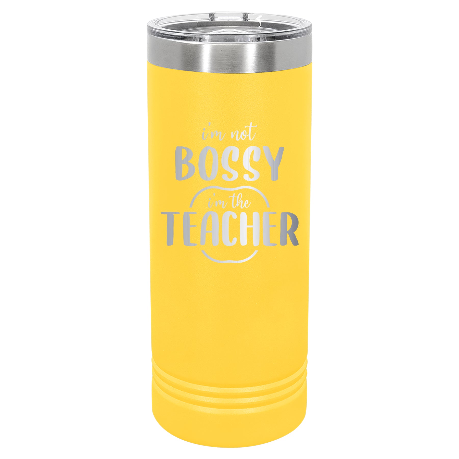 Custom Engraved 22oz Tumbler - Bossy Teacher