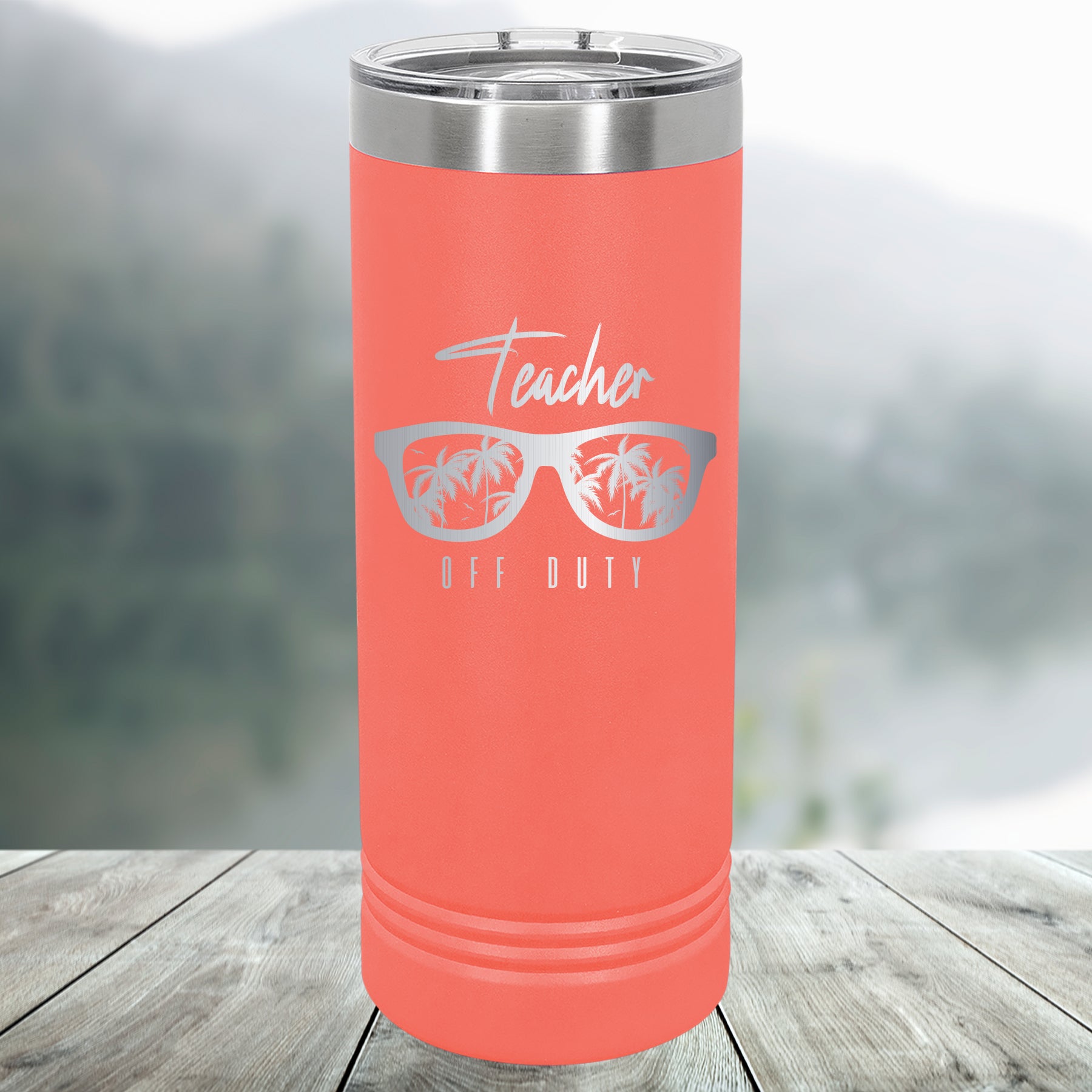 Custom Engraved 22oz Tumbler - Teacher Off Duty