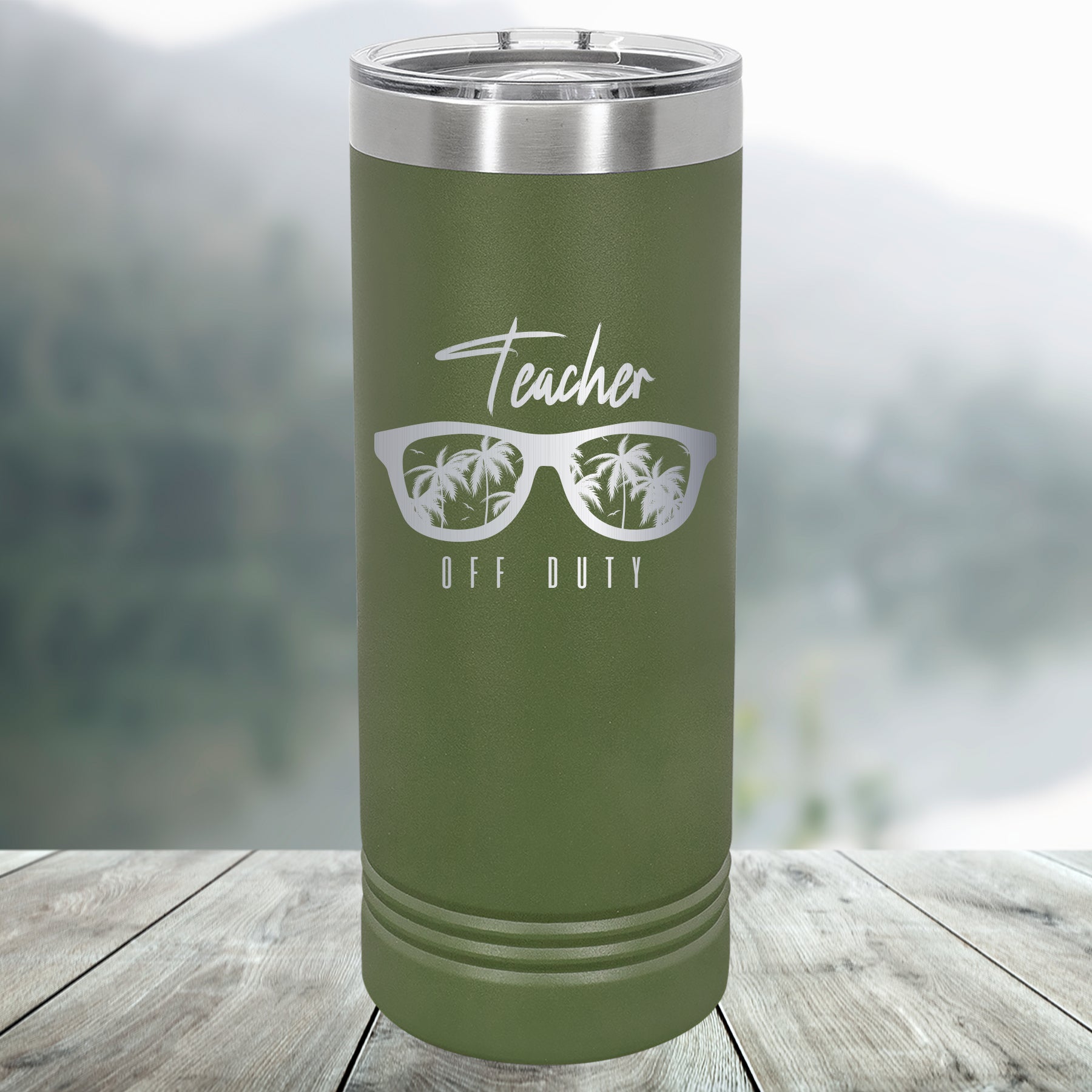 Custom Engraved 22oz Tumbler - Teacher Off Duty