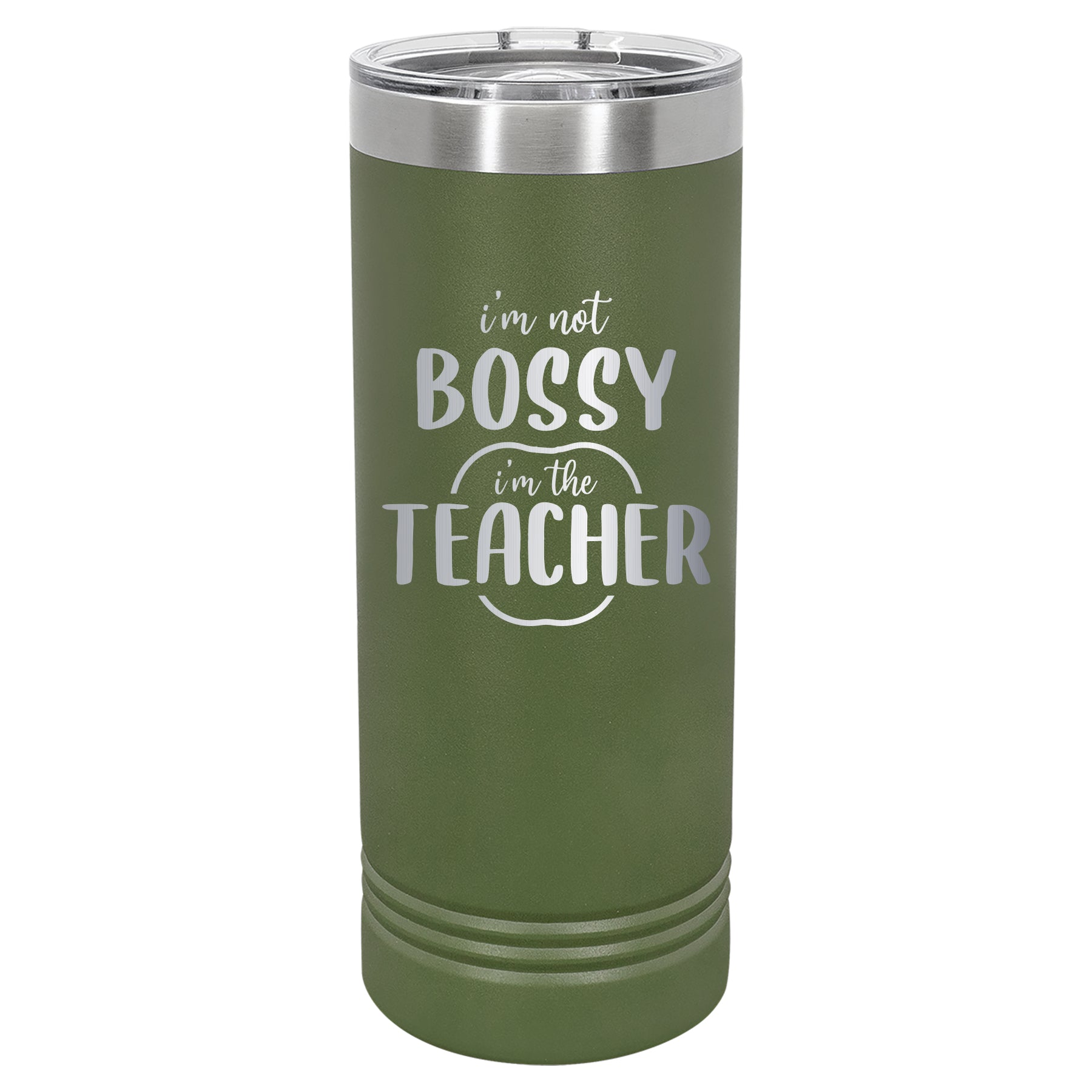 Custom Engraved 22oz Tumbler - Bossy Teacher