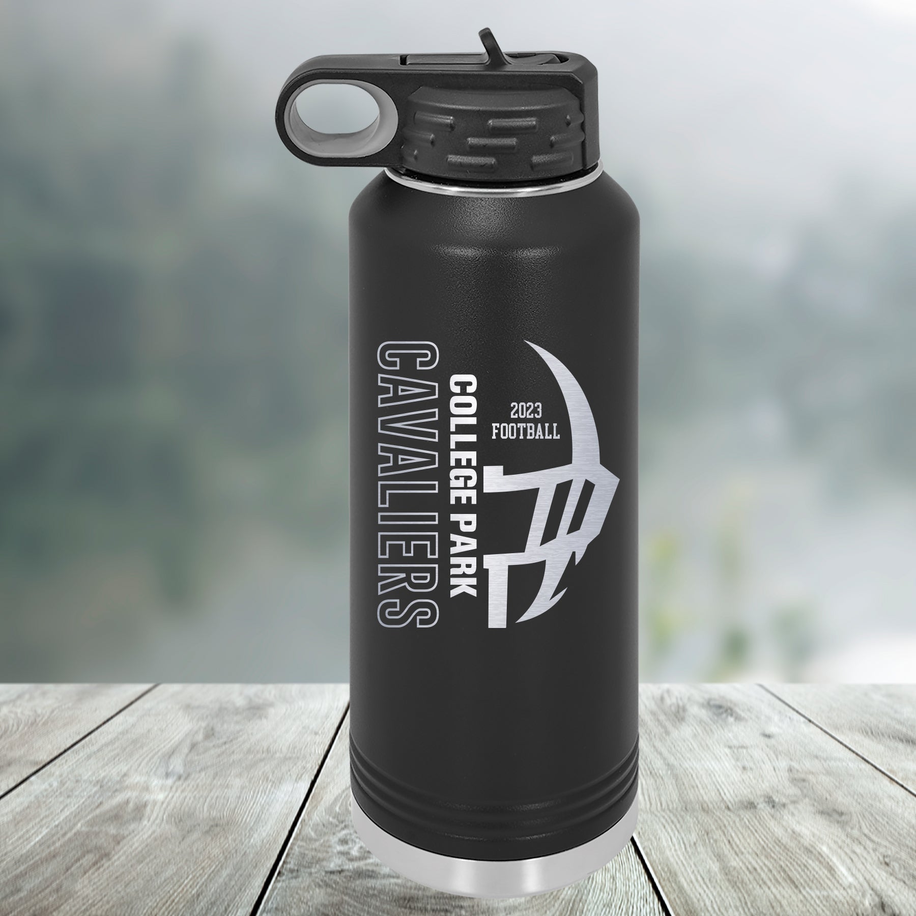 Football Customized Water Bottle