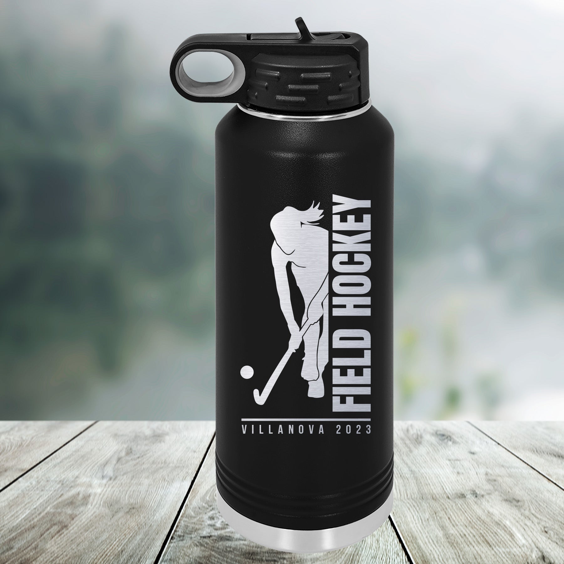 Field Hockey Customized Water Bottle