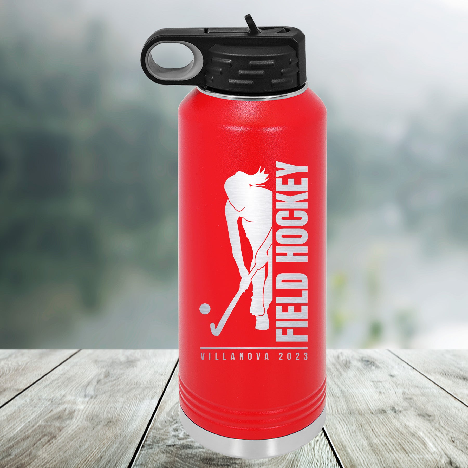 Field Hockey Customized Water Bottle