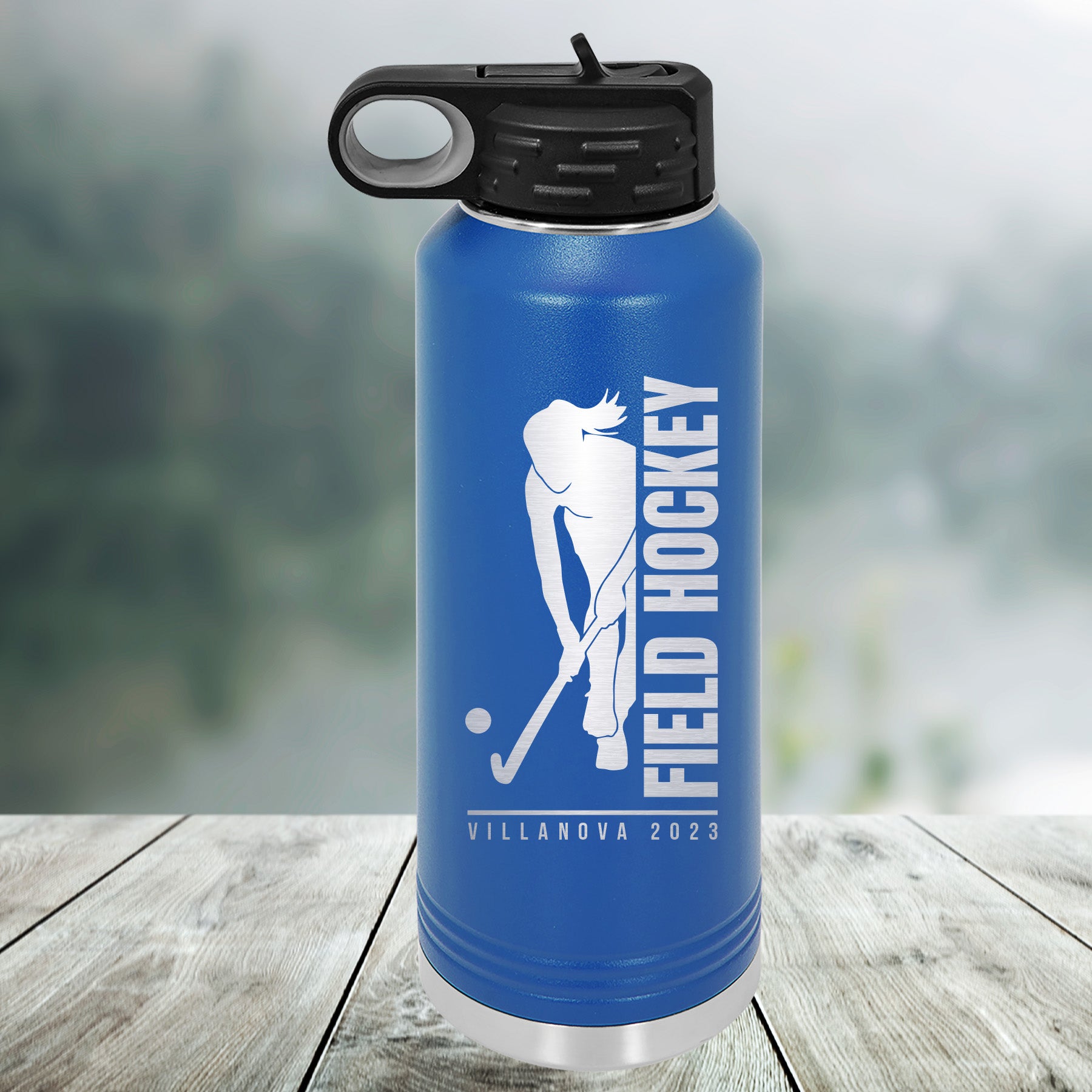 Field Hockey Customized Water Bottle