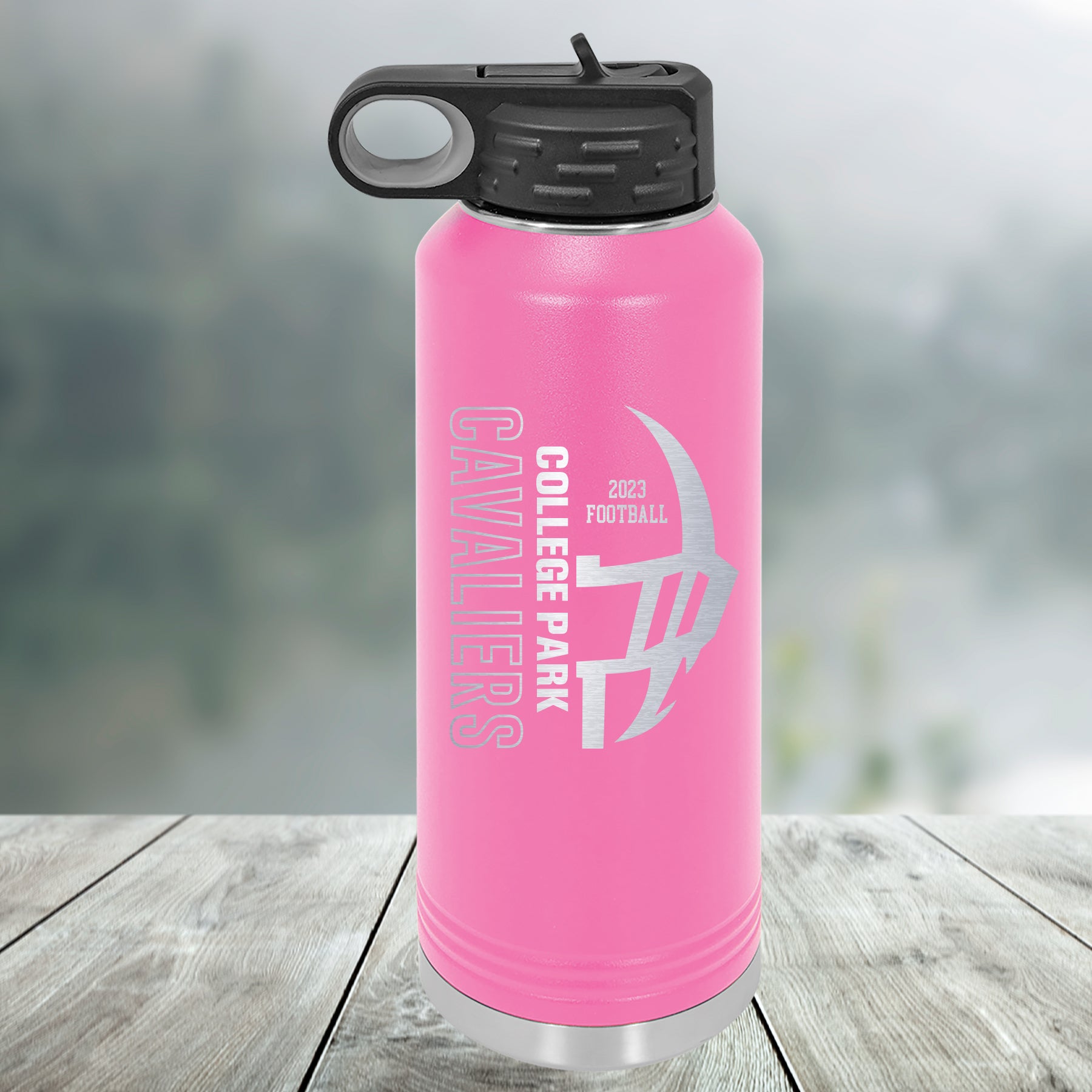 Football Customized Water Bottle