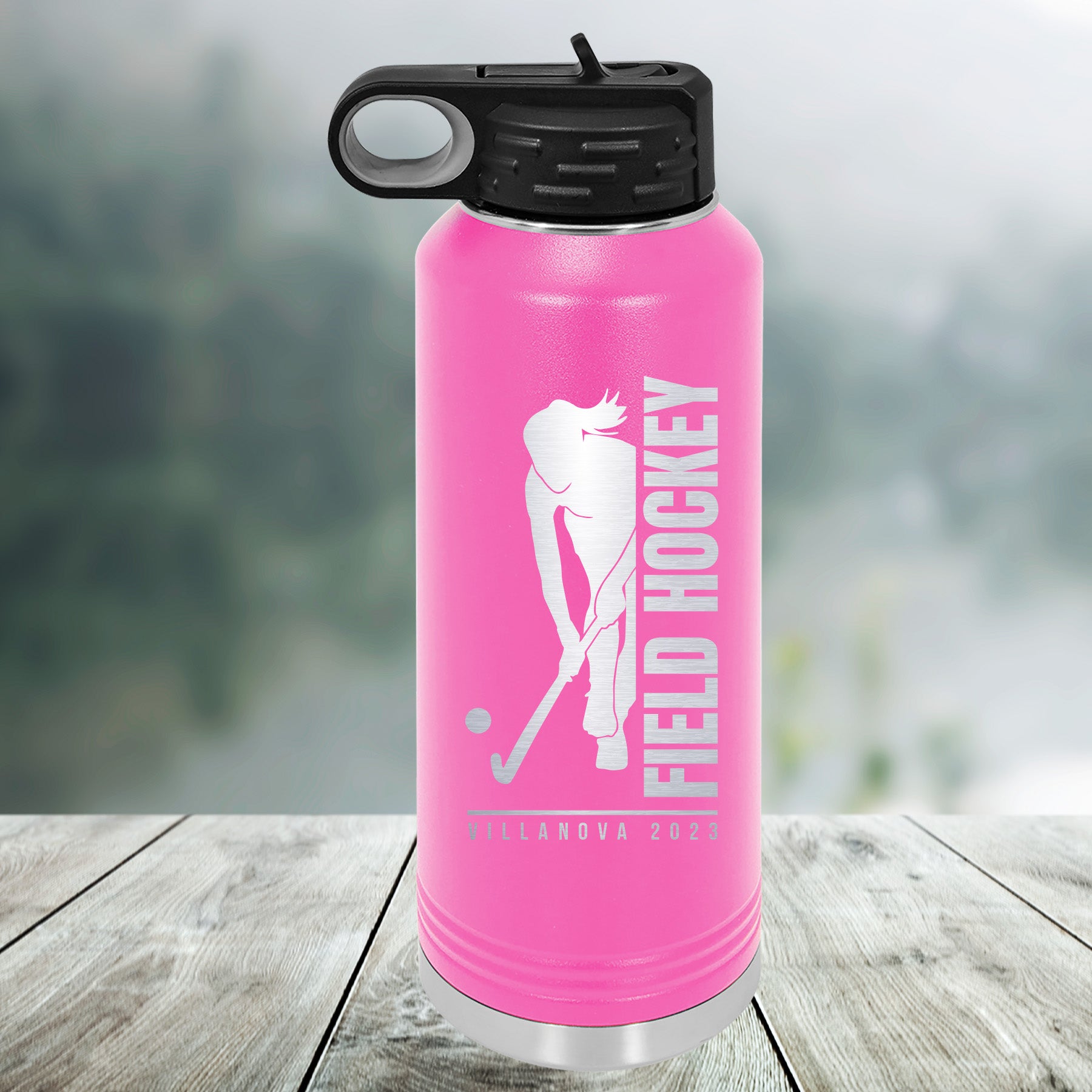 Field Hockey Customized Water Bottle