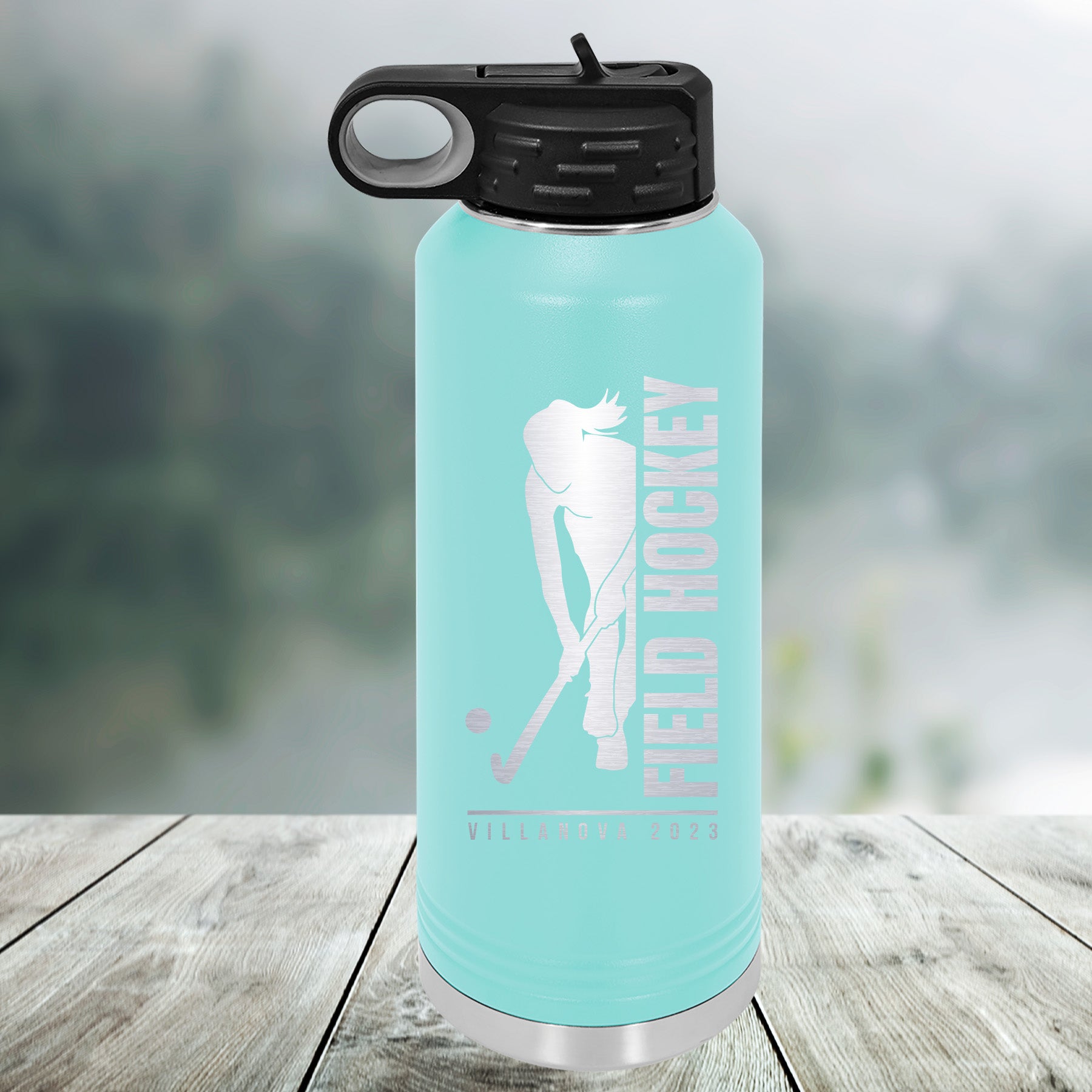 Field Hockey Customized Water Bottle