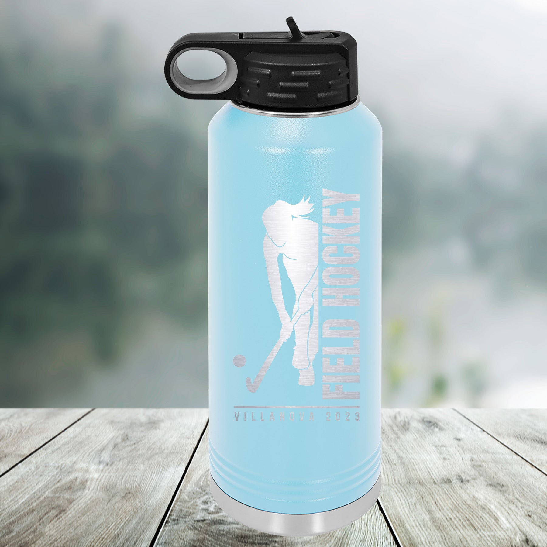 Field Hockey Customized Water Bottle