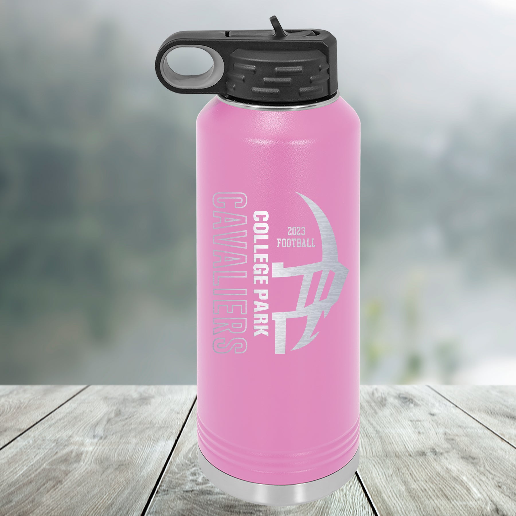 Football Customized Water Bottle