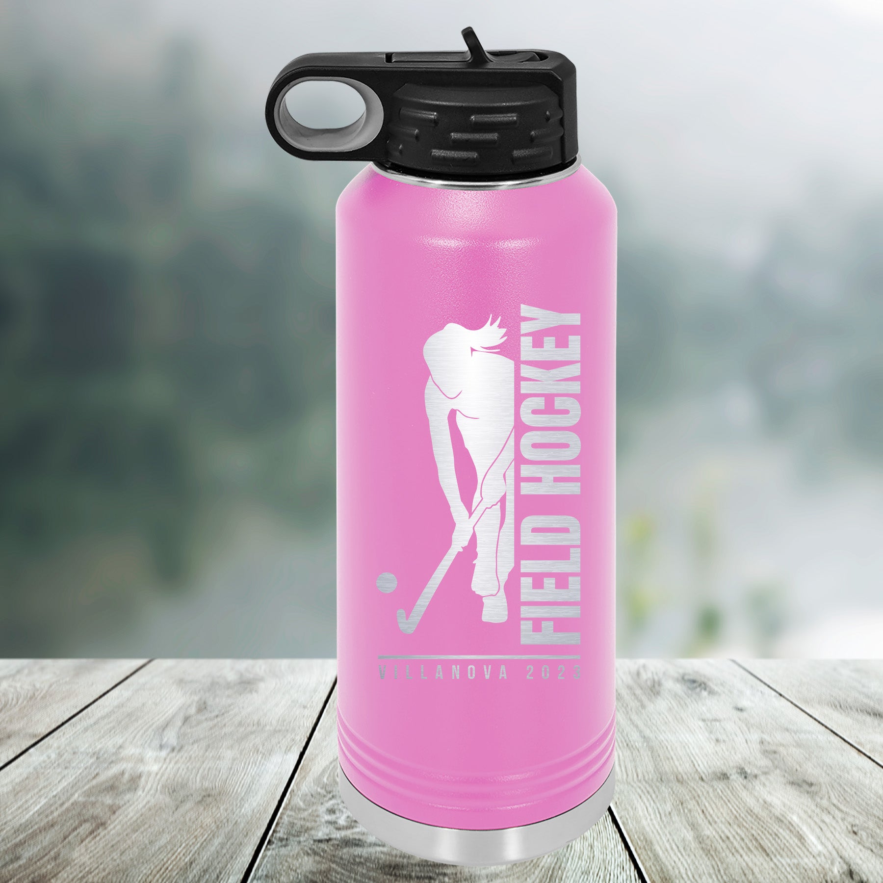 Field Hockey Customized Water Bottle