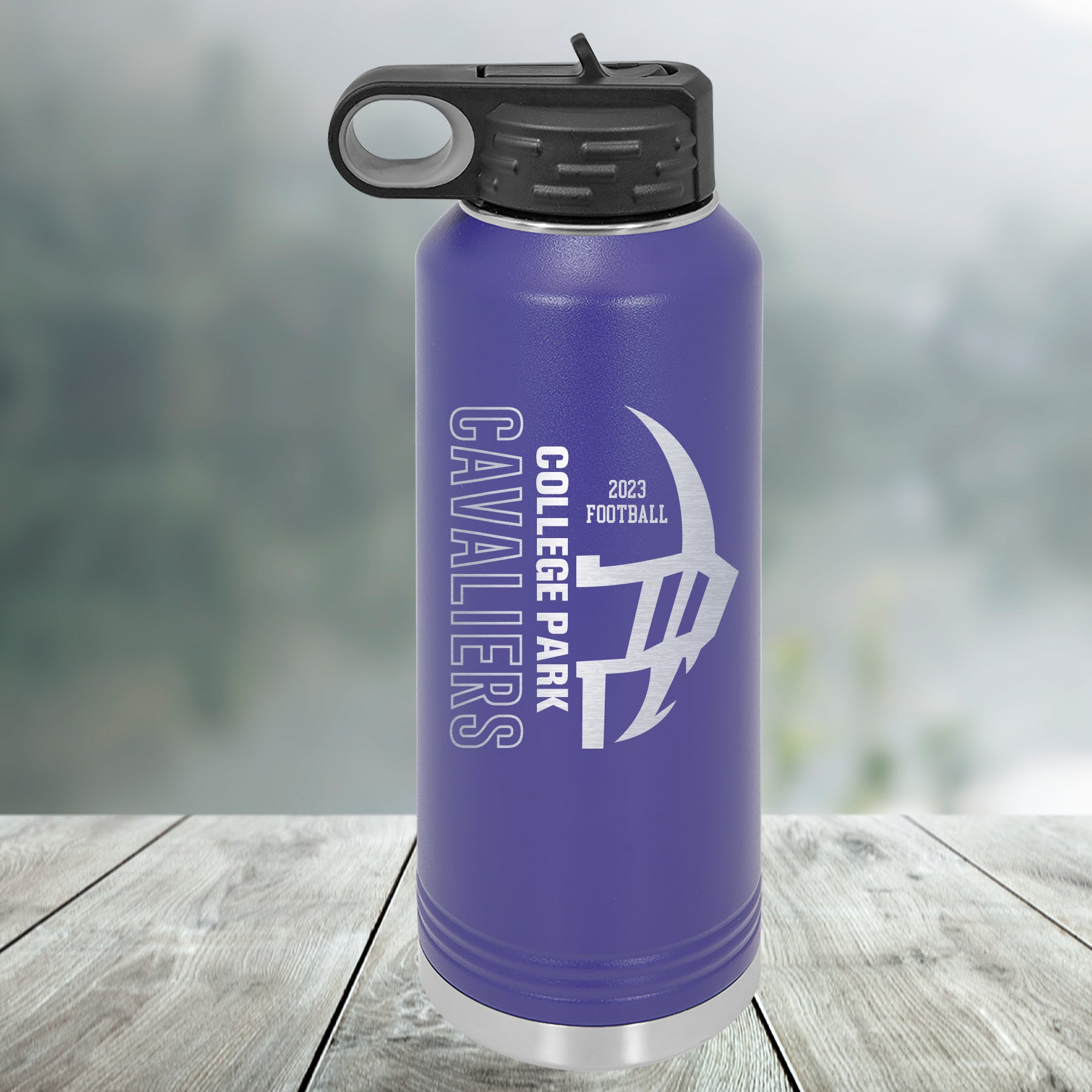 Football Customized Water Bottle