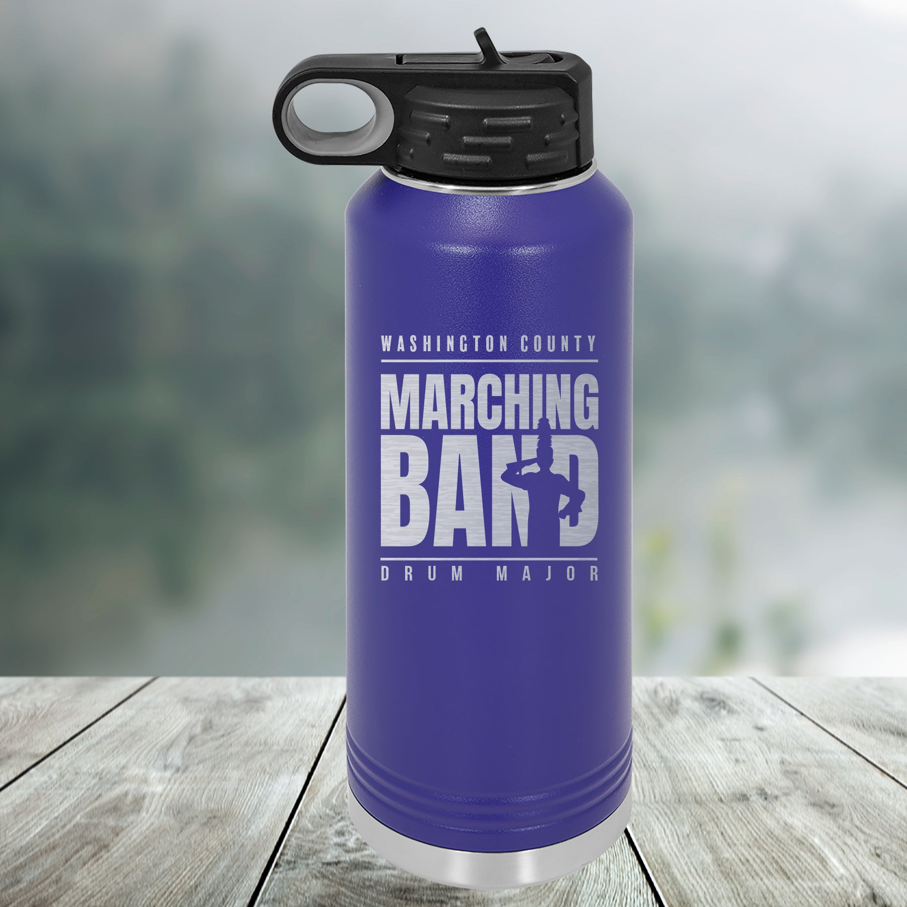 Marching Band Customized Water Bottle