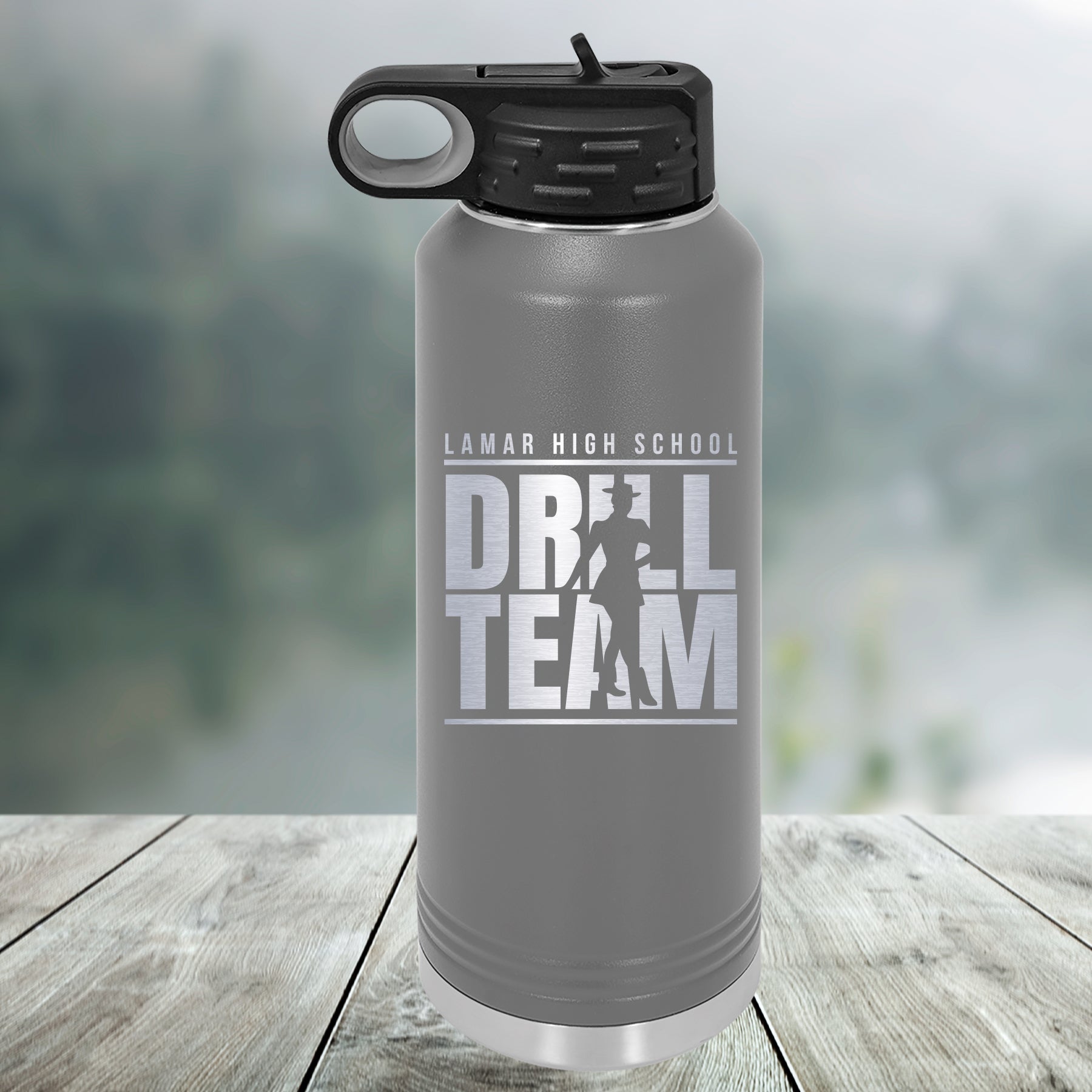 Drill Team Customized Water Bottle