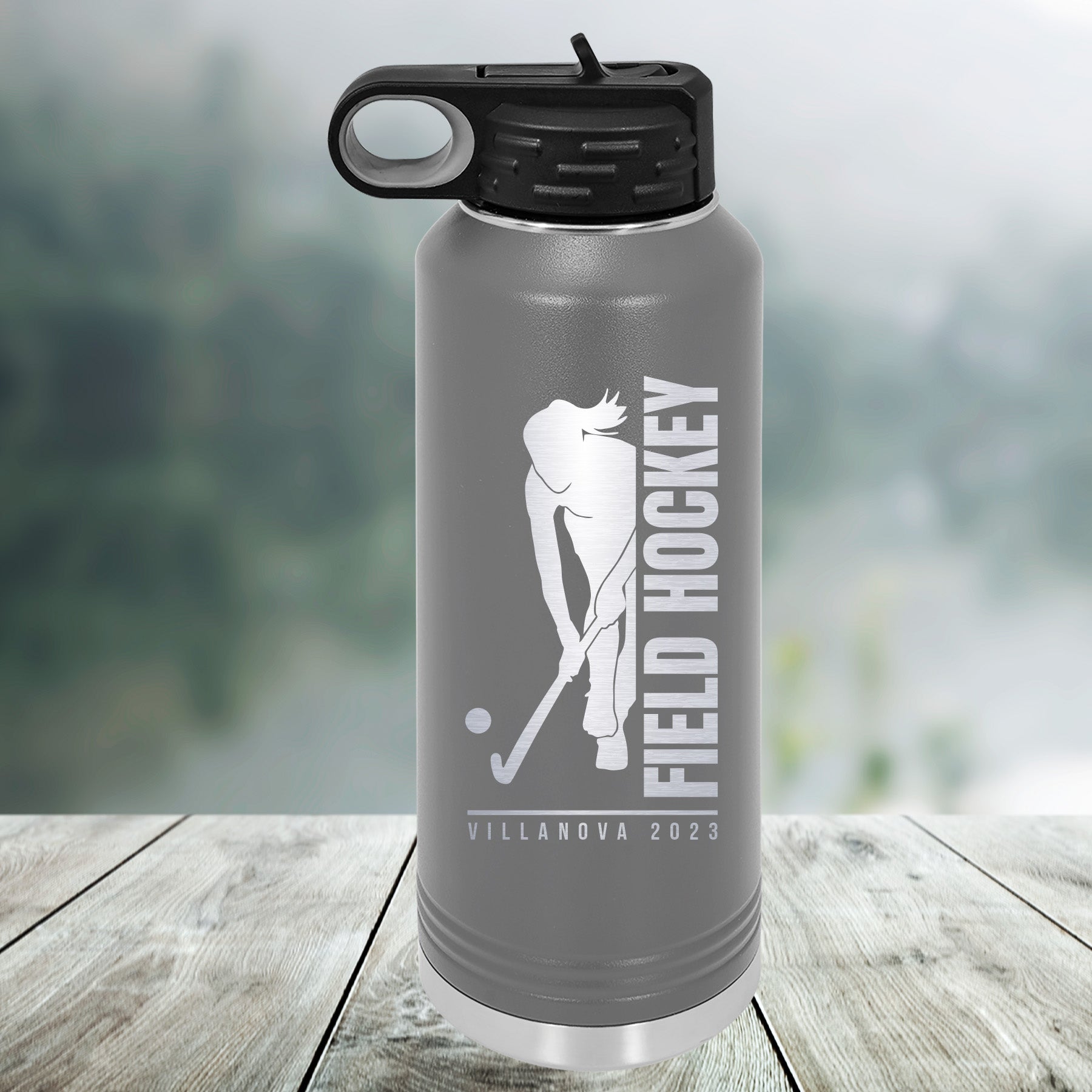 Field Hockey Customized Water Bottle
