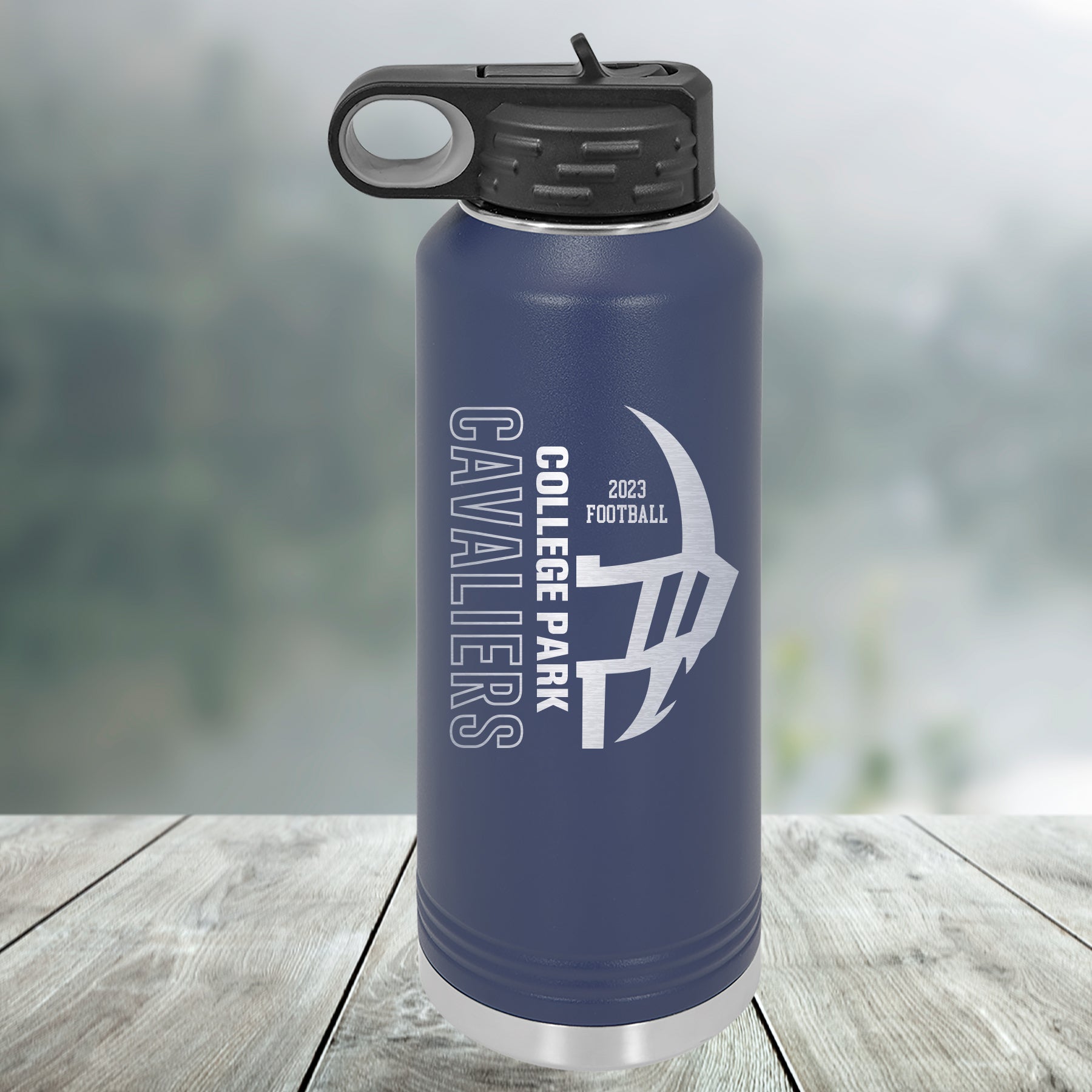 Football Customized Water Bottle