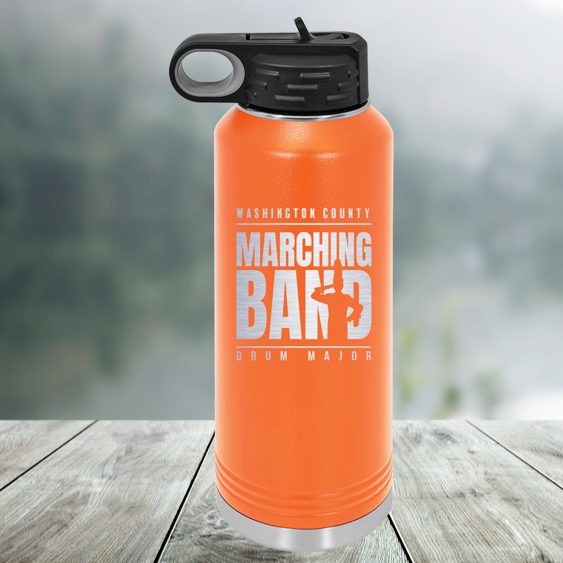 Marching Band Customized Water Bottle