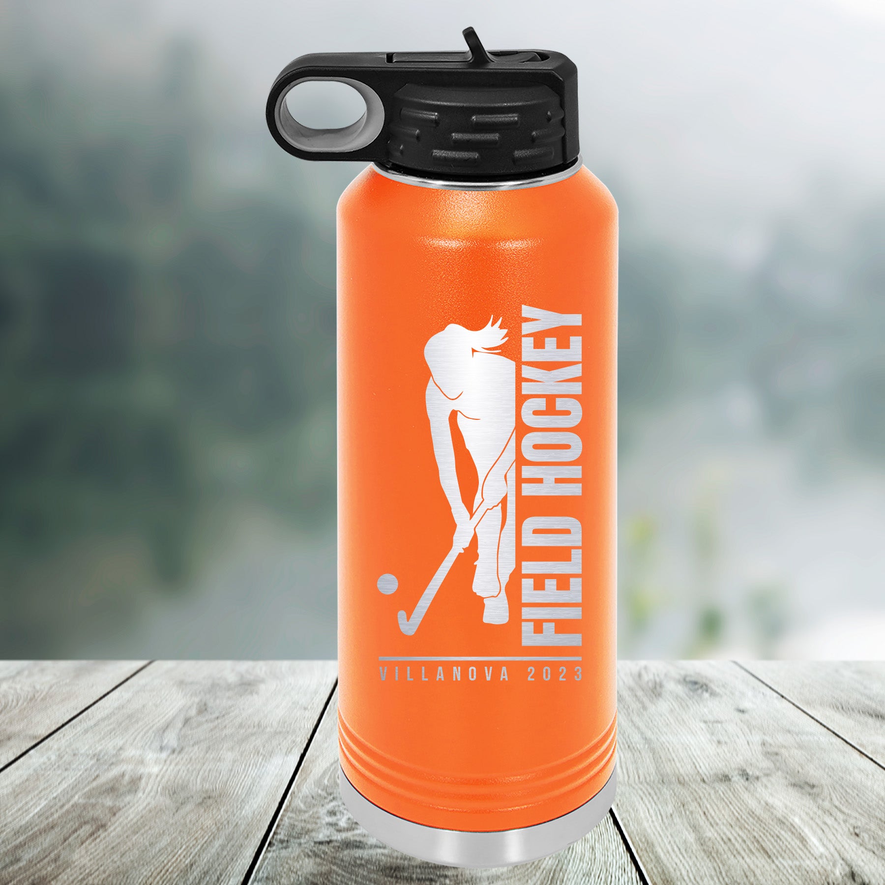 Field Hockey Customized Water Bottle