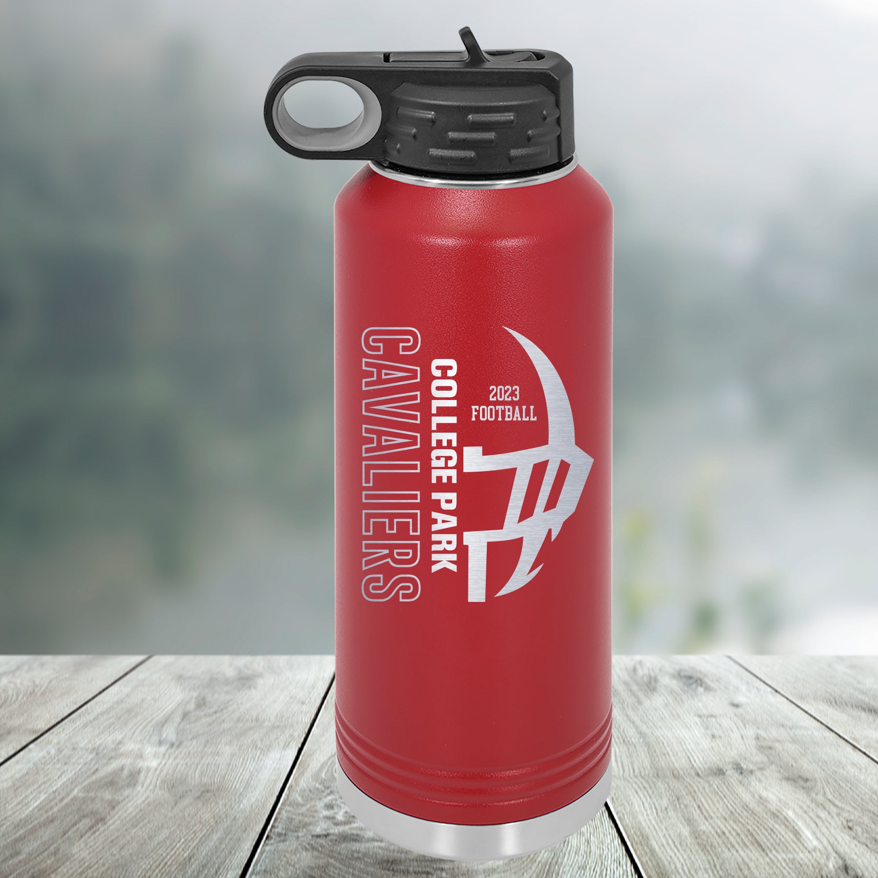 Football Customized Water Bottle