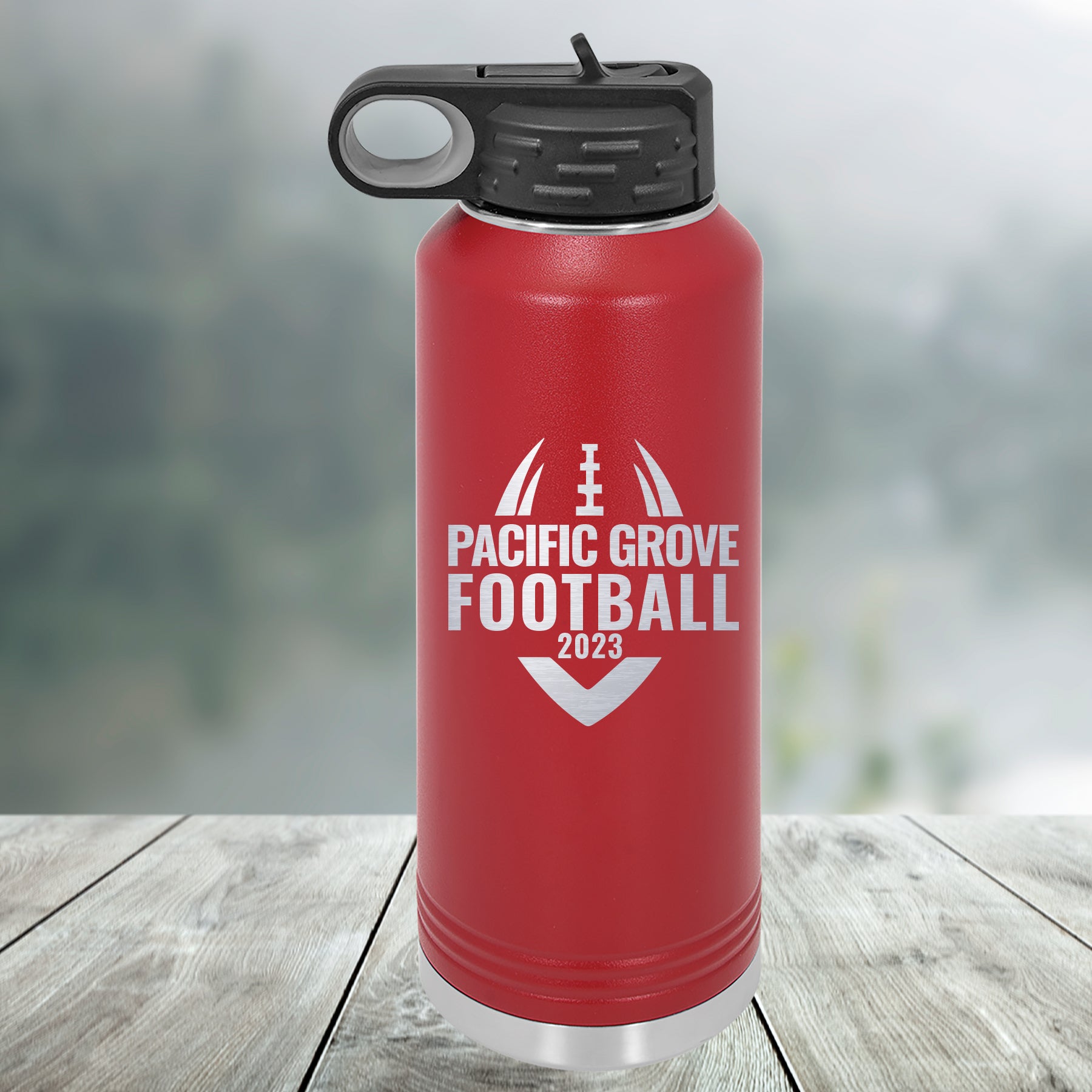 Football Customized Water Bottle
