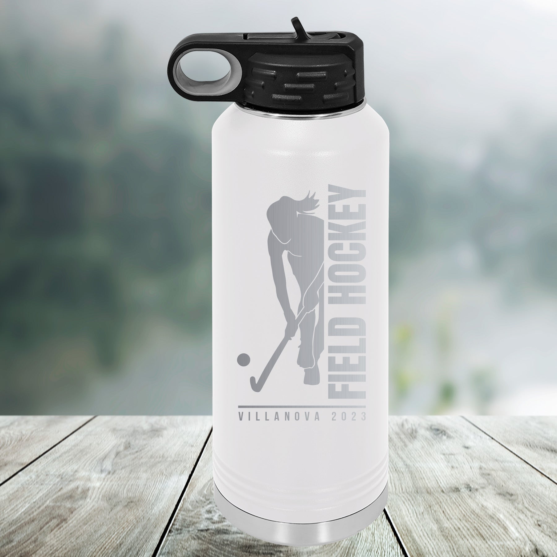 Field Hockey Customized Water Bottle