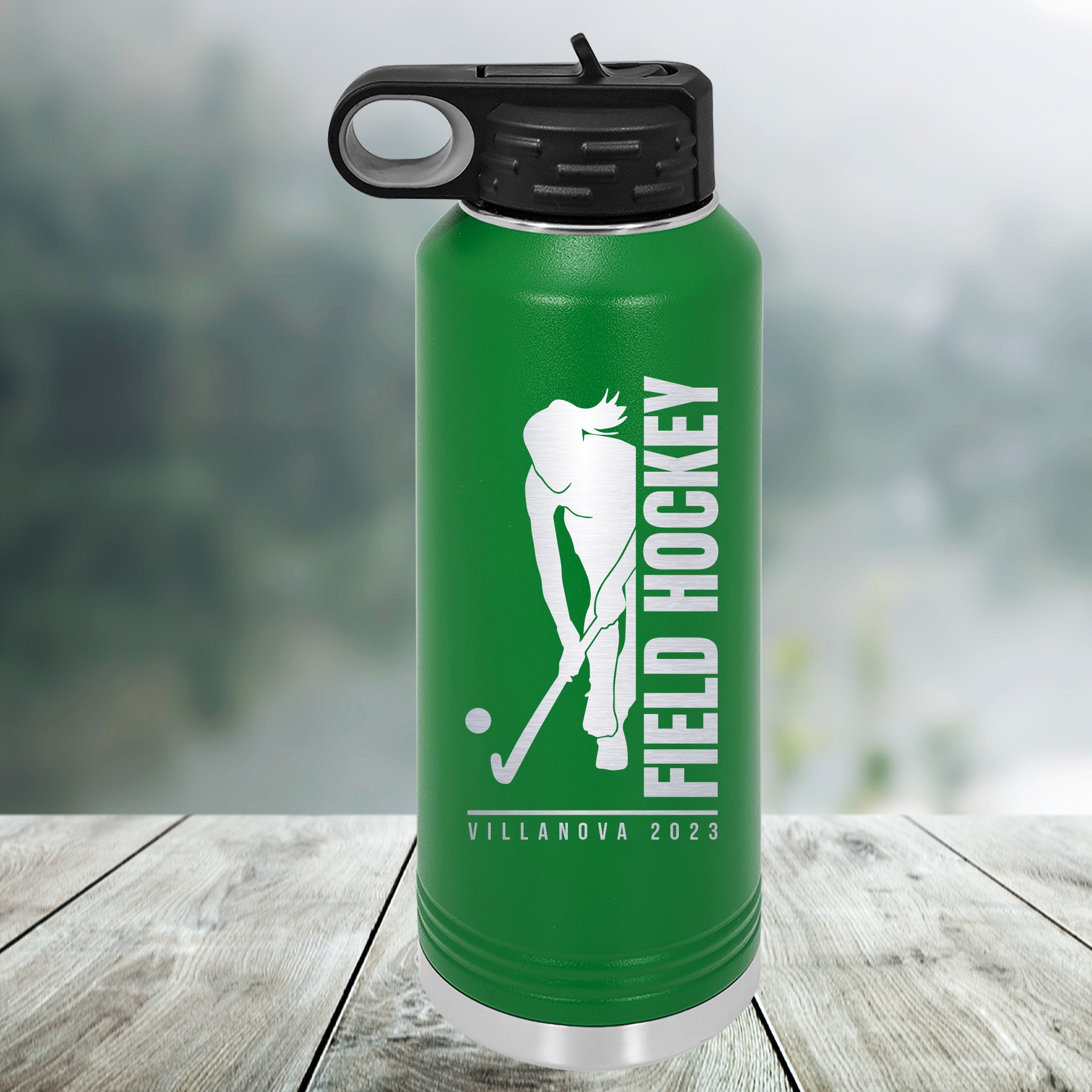 Field Hockey Customized Water Bottle