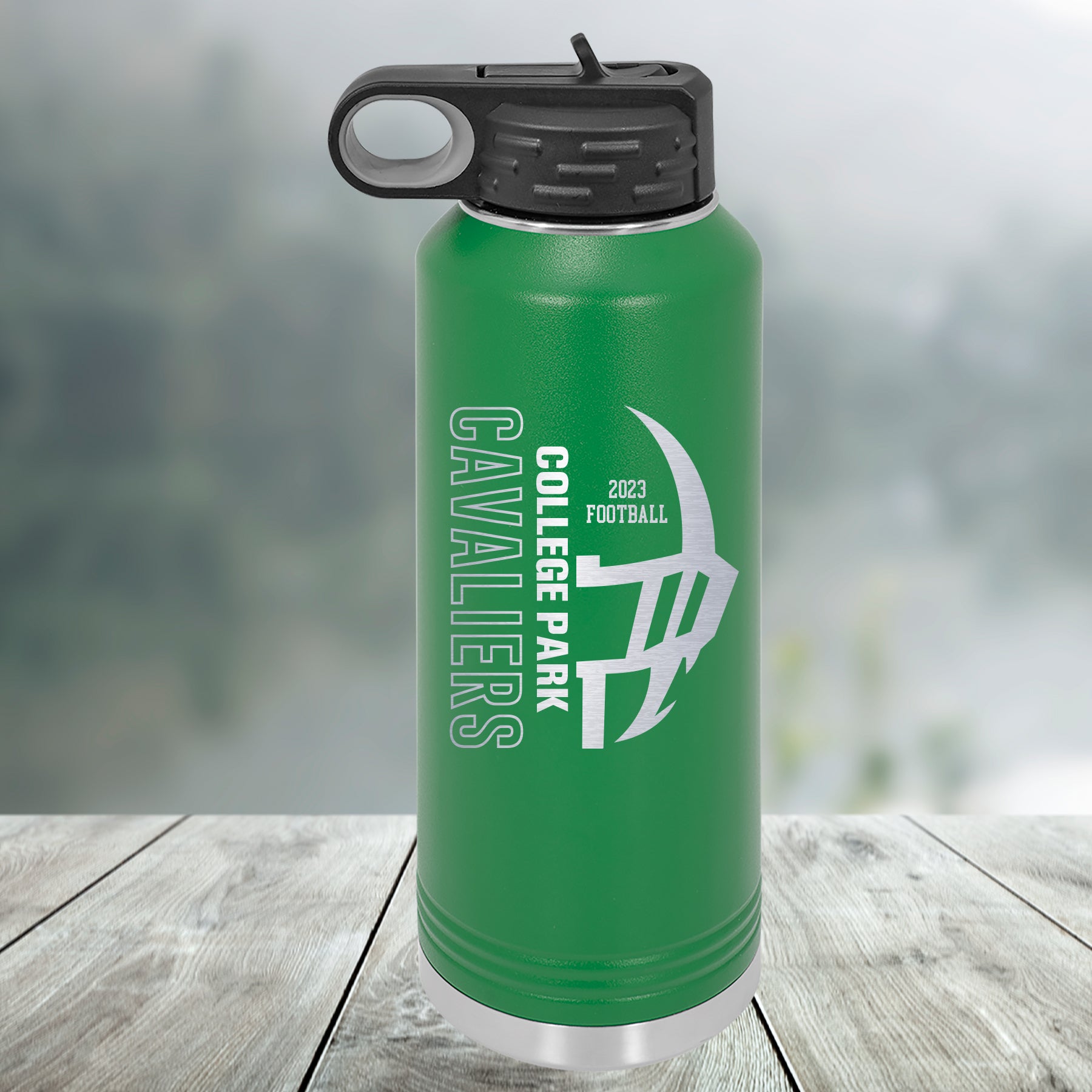 Football Customized Water Bottle