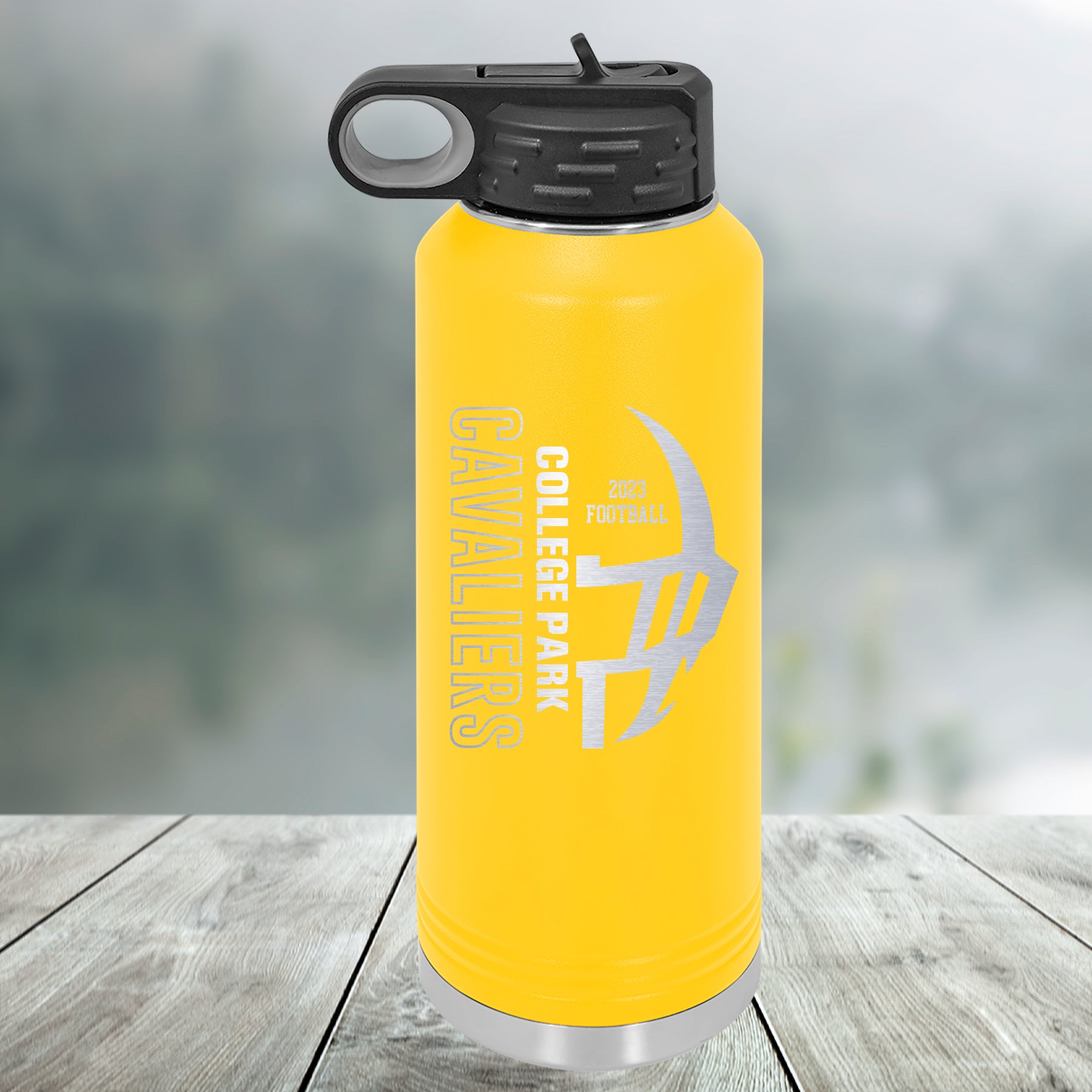 Football Customized Water Bottle