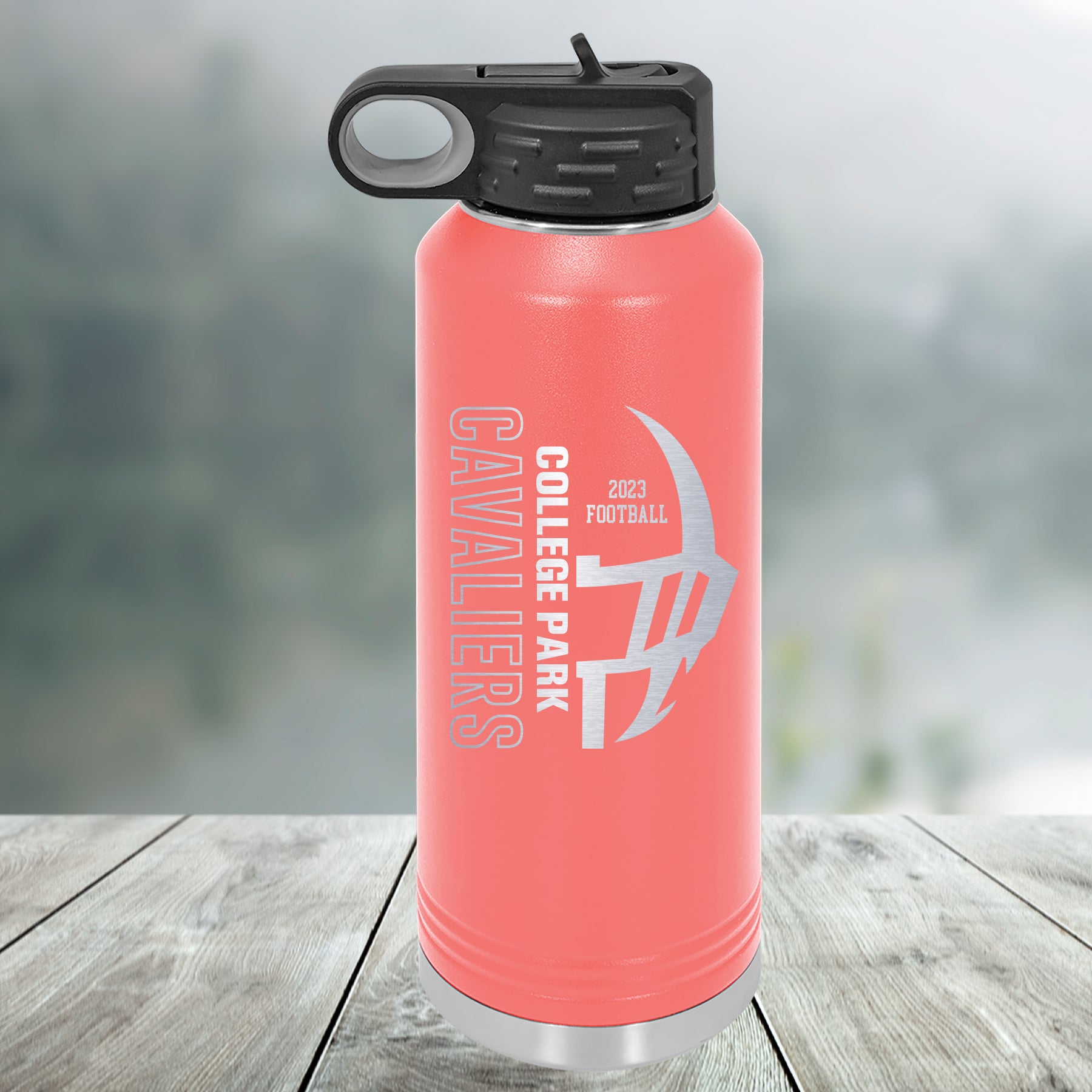 Football Customized Water Bottle