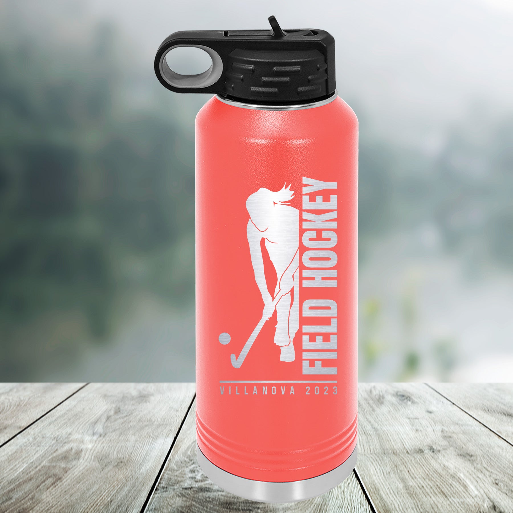 Field Hockey Customized Water Bottle