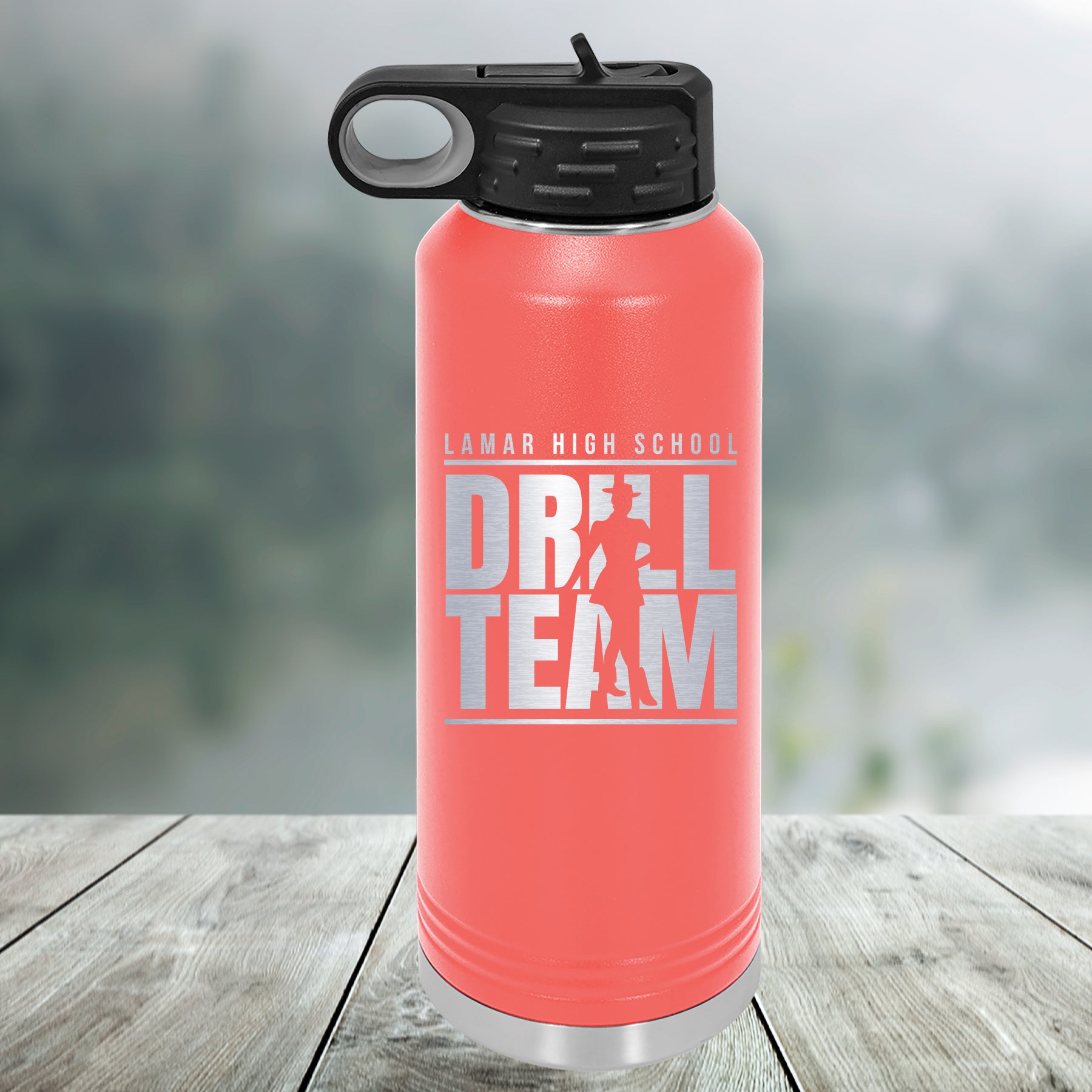 Drill Team Customized Water Bottle