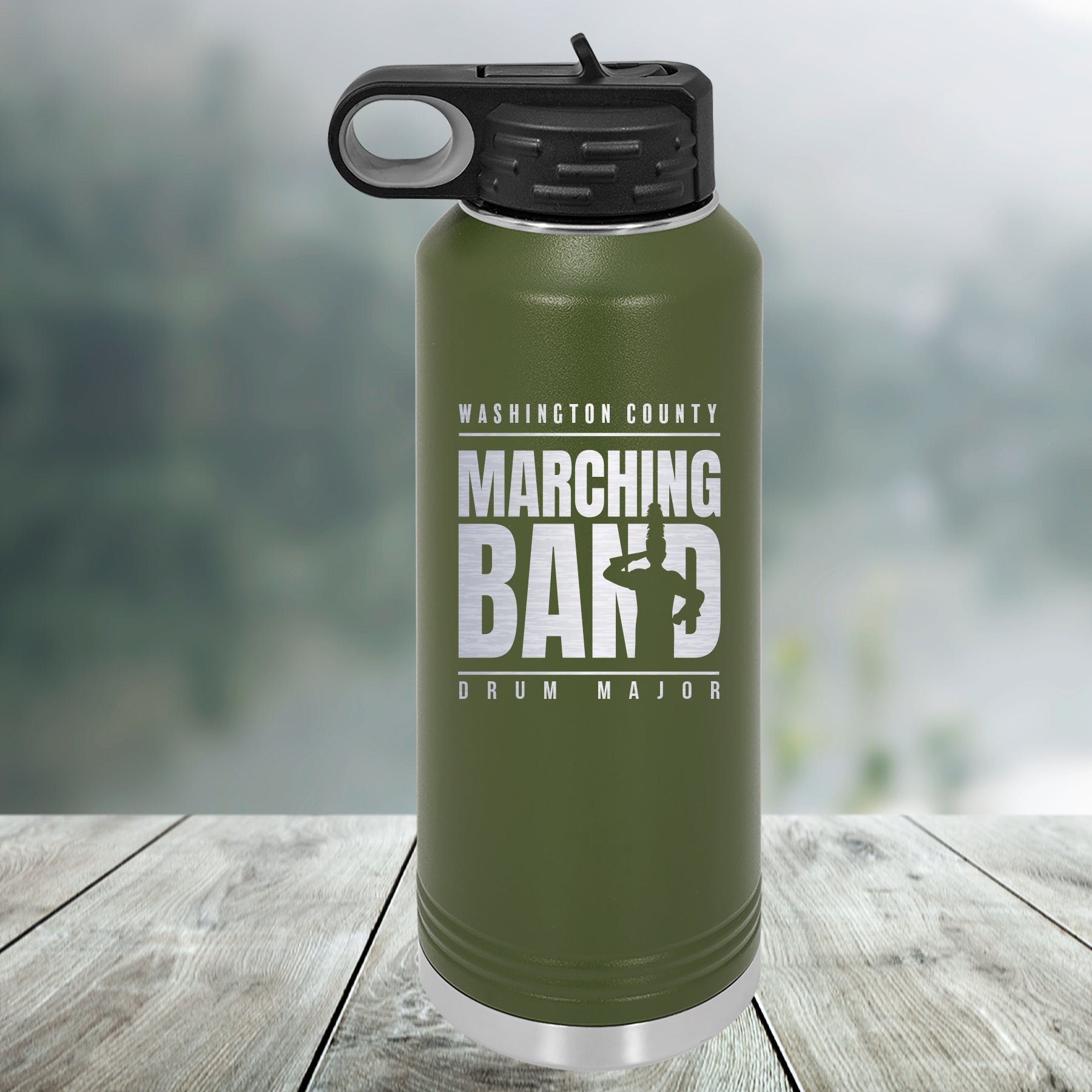 Marching Band Customized Water Bottle