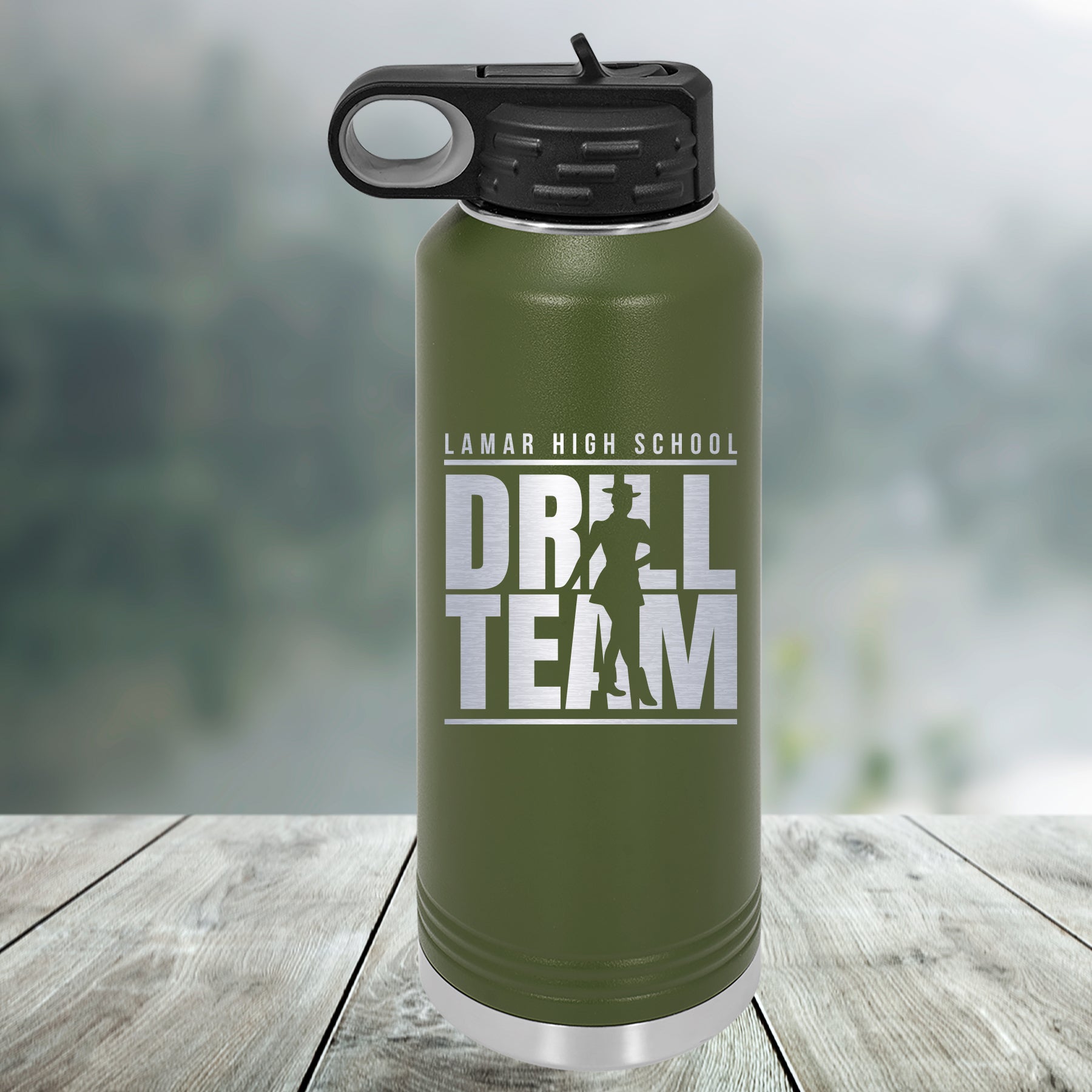 Drill Team Customized Water Bottle