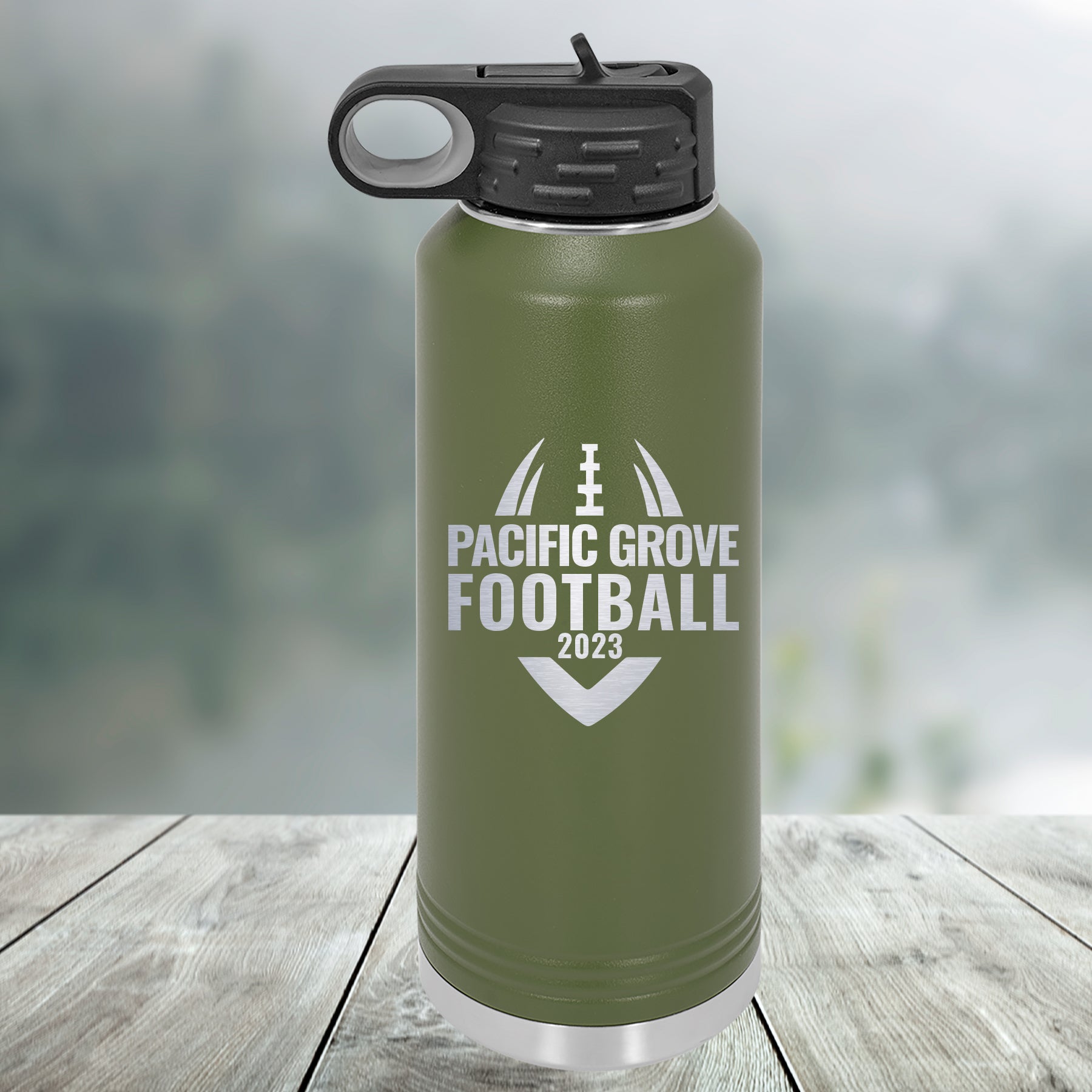 Football Customized Water Bottle