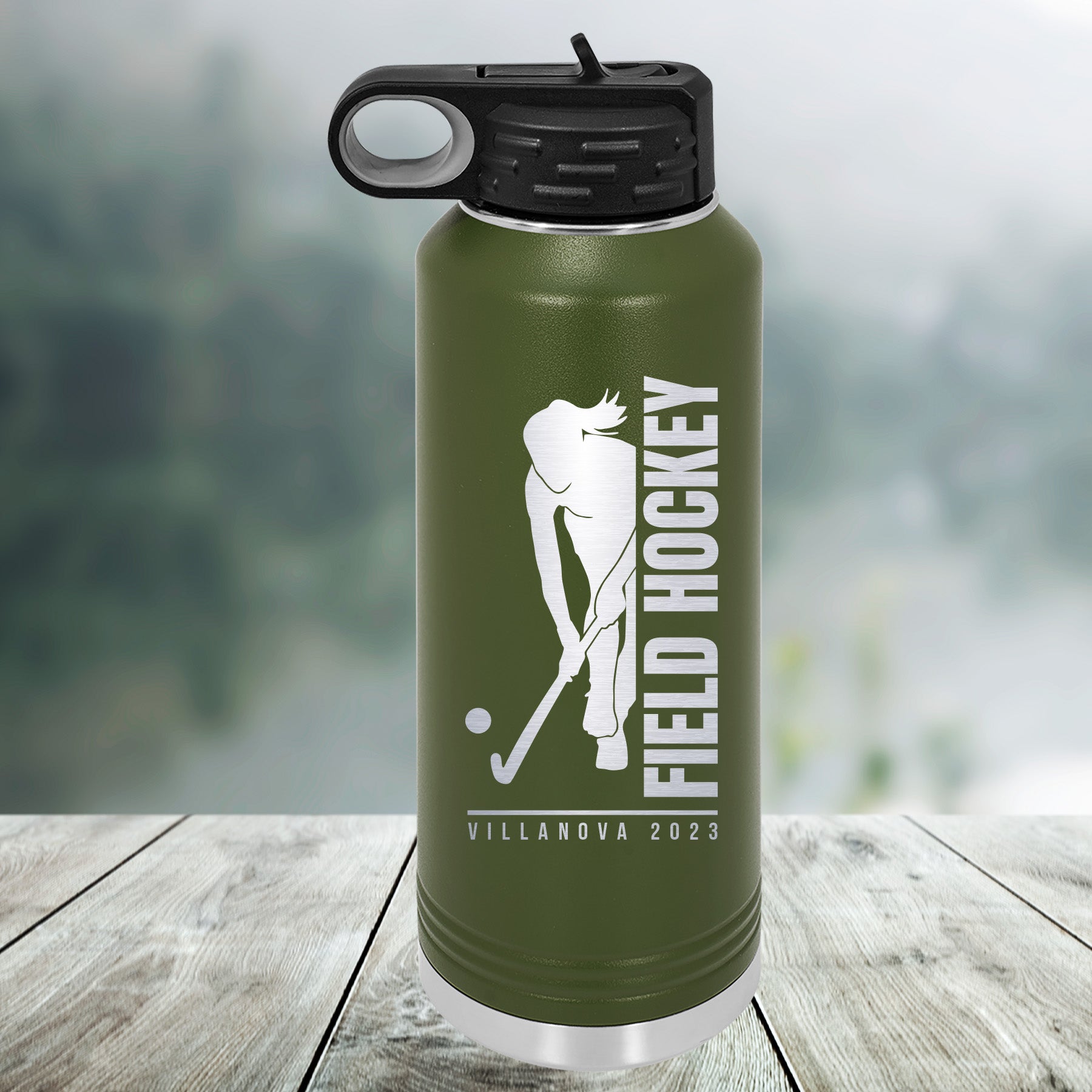 Field Hockey Customized Water Bottle