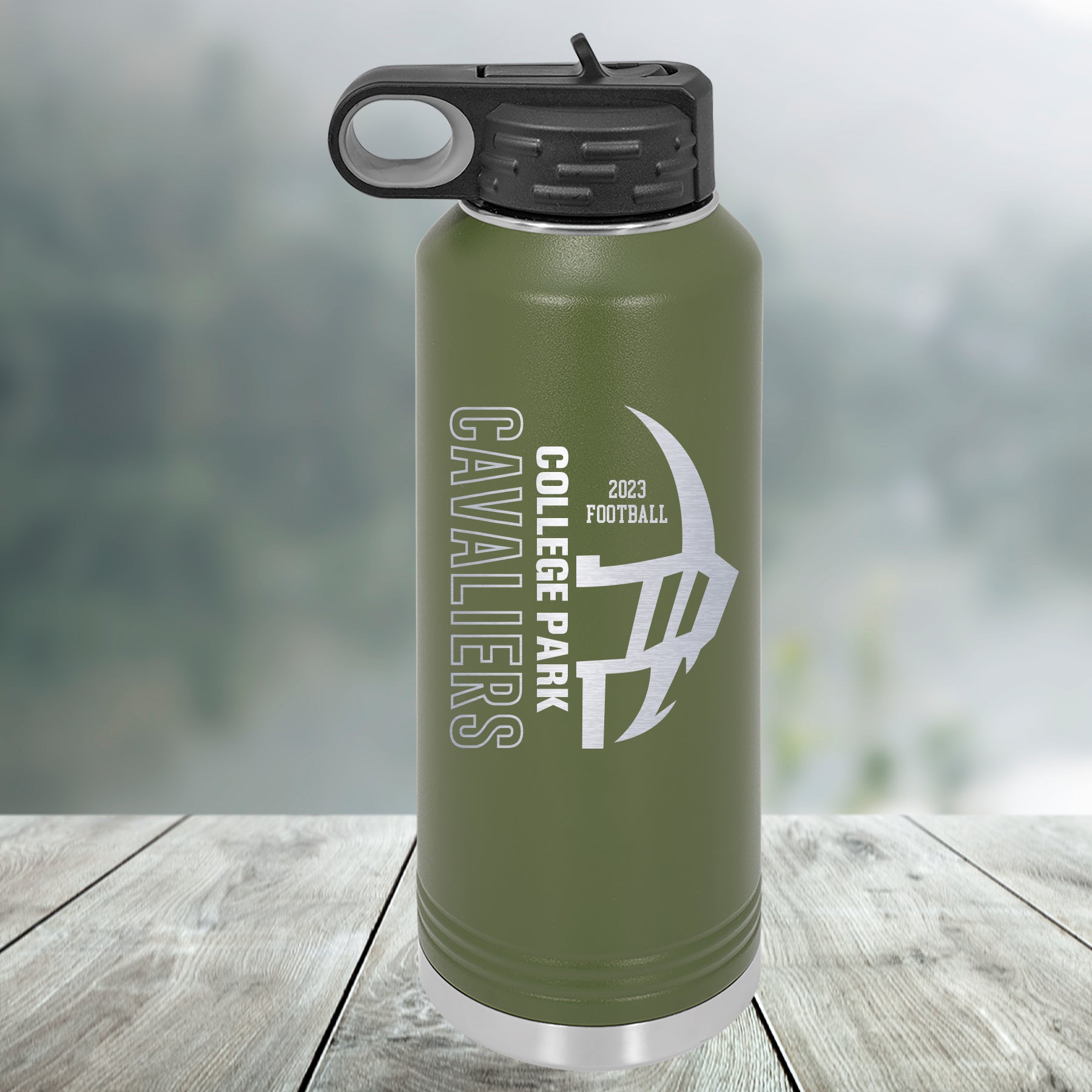 Football Customized Water Bottle