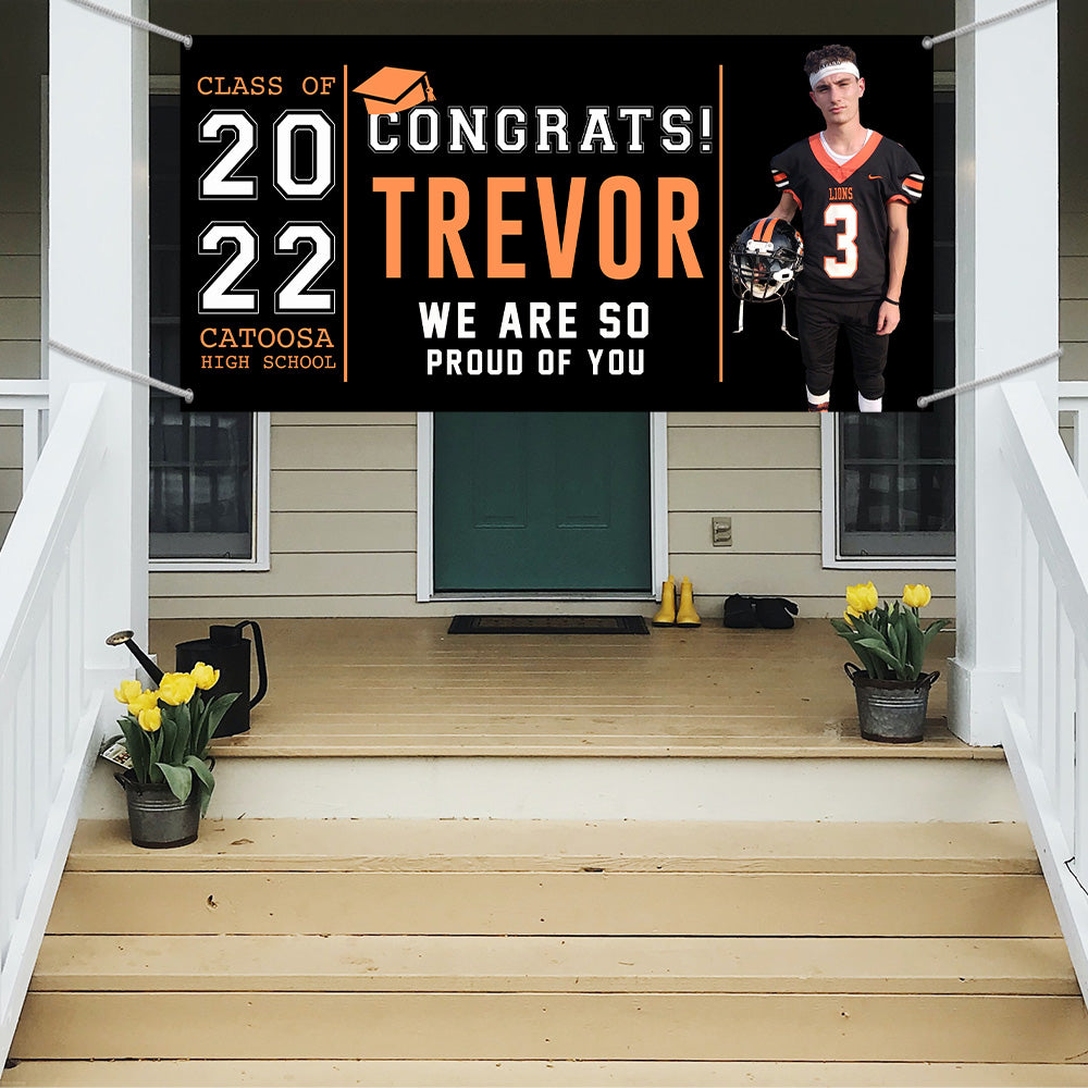Custom Graduation Banner | Senior Night | Congrats Grad
