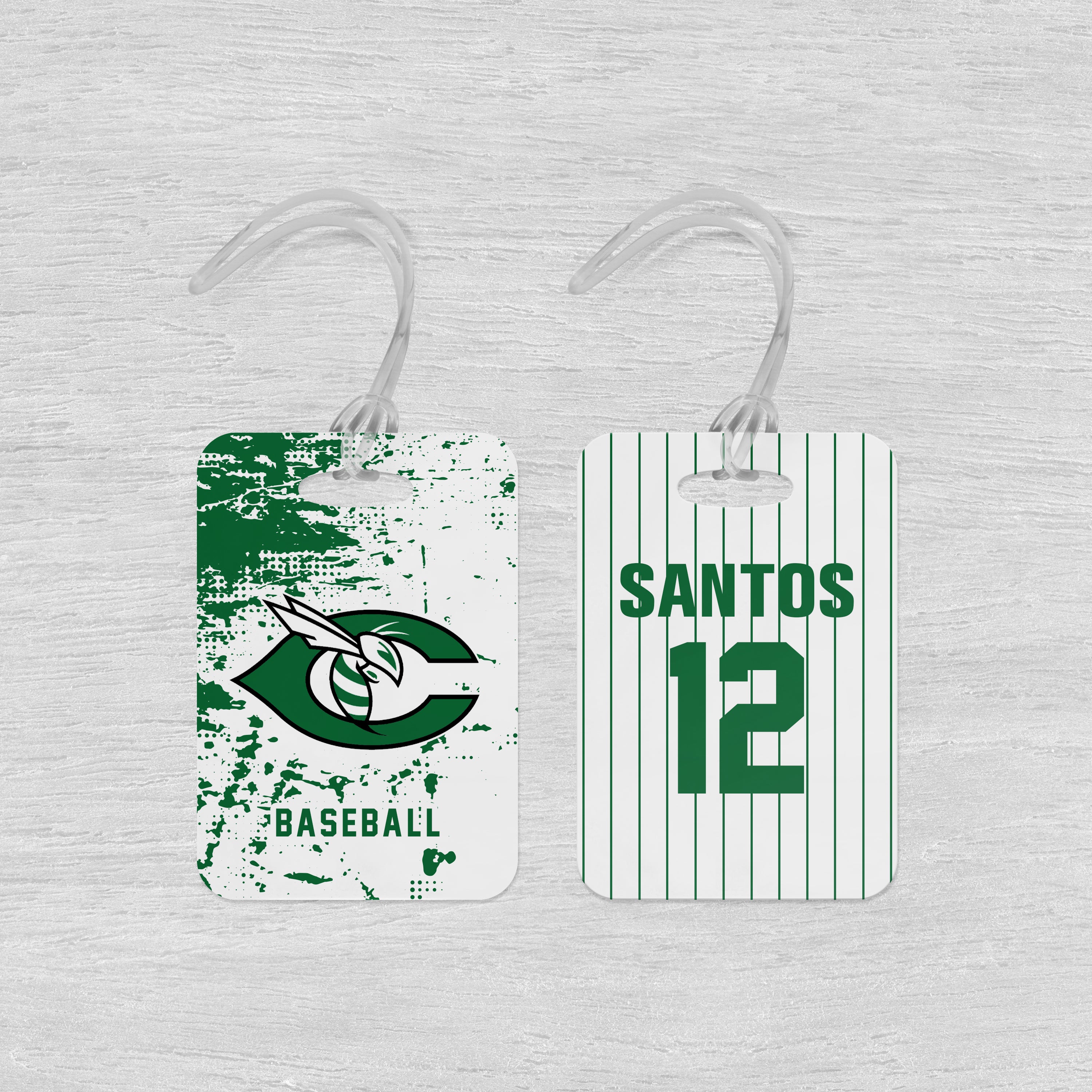 Sports Bag/Luggage Tag - Grunge