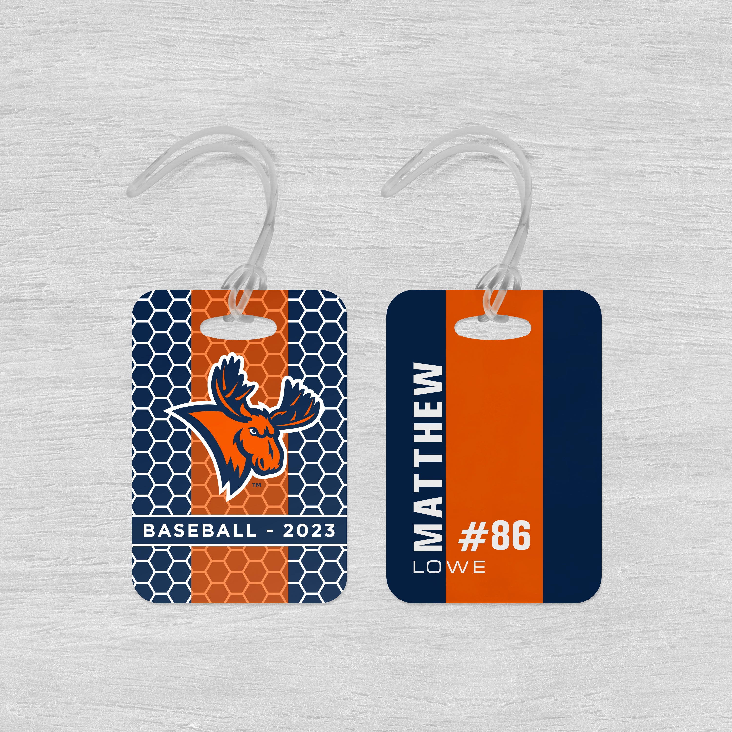 Sports Bag/Luggage Tag - Honeycomb