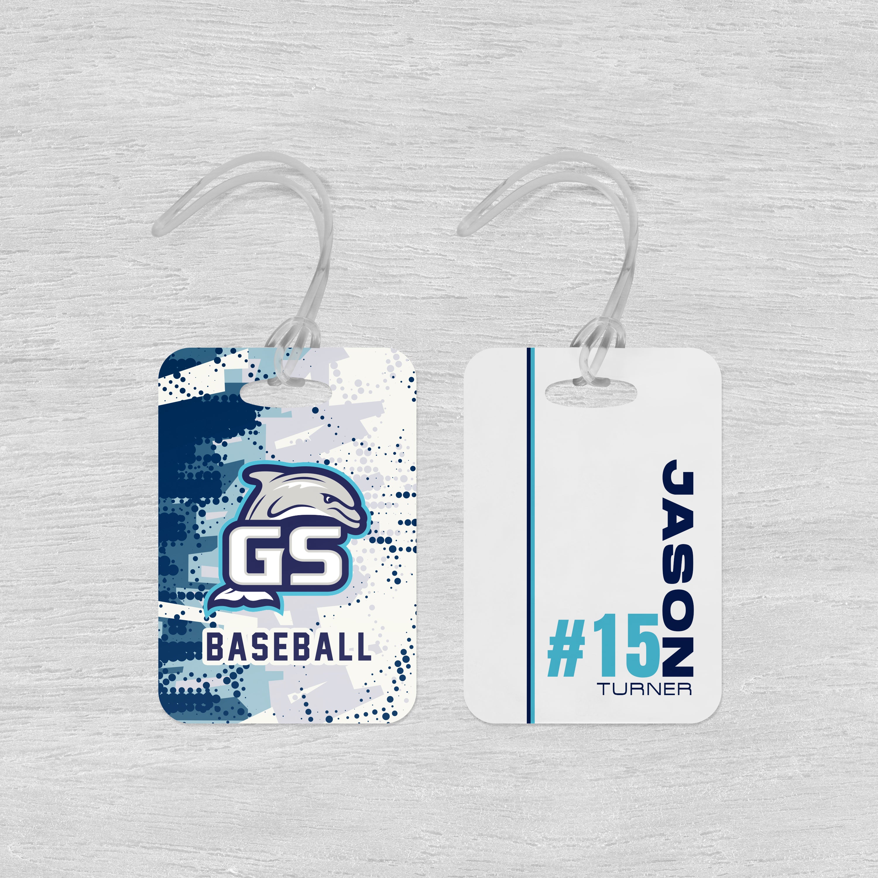 Sports Bag/Luggage Tag - White Coast