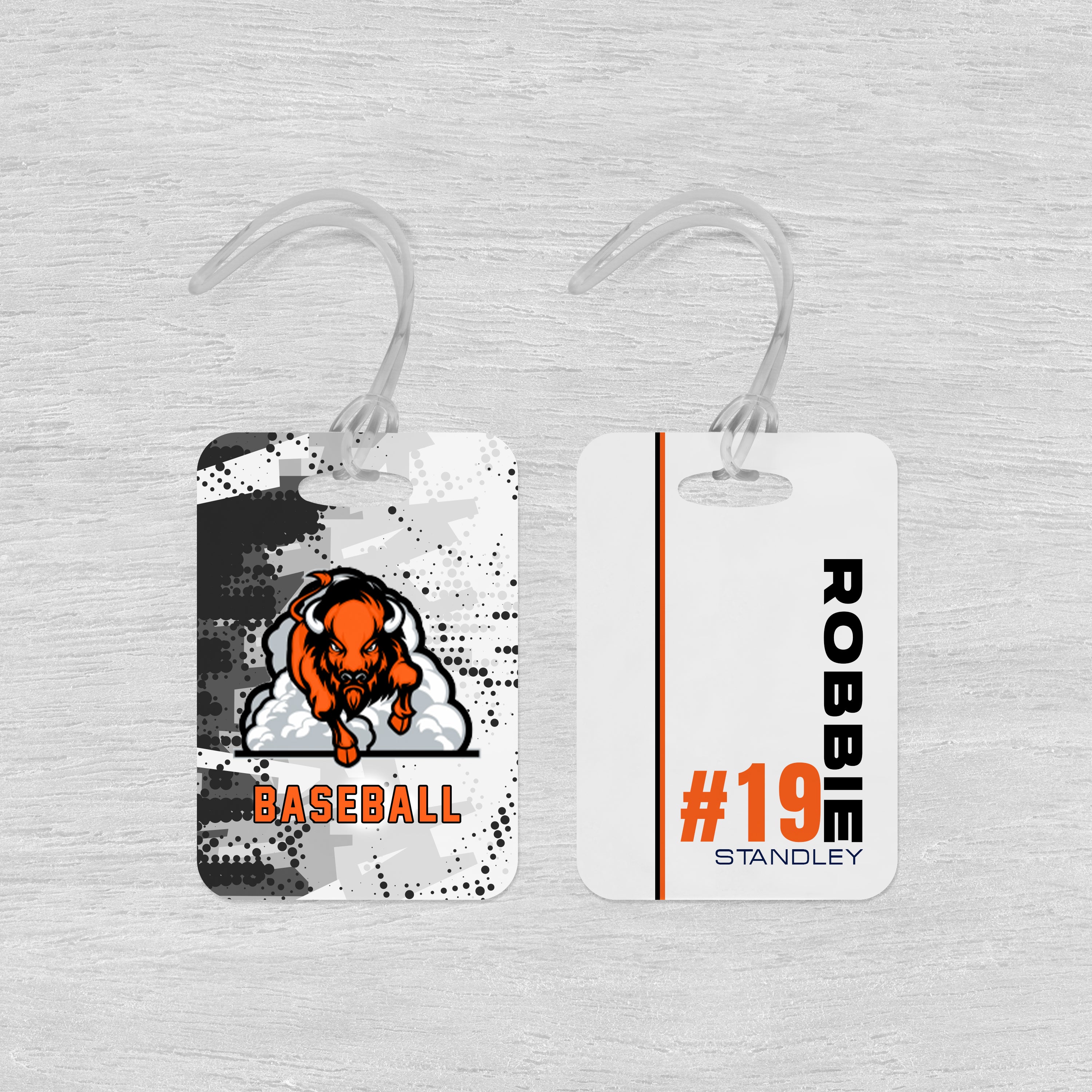 Sports Bag/Luggage Tag - White Coast