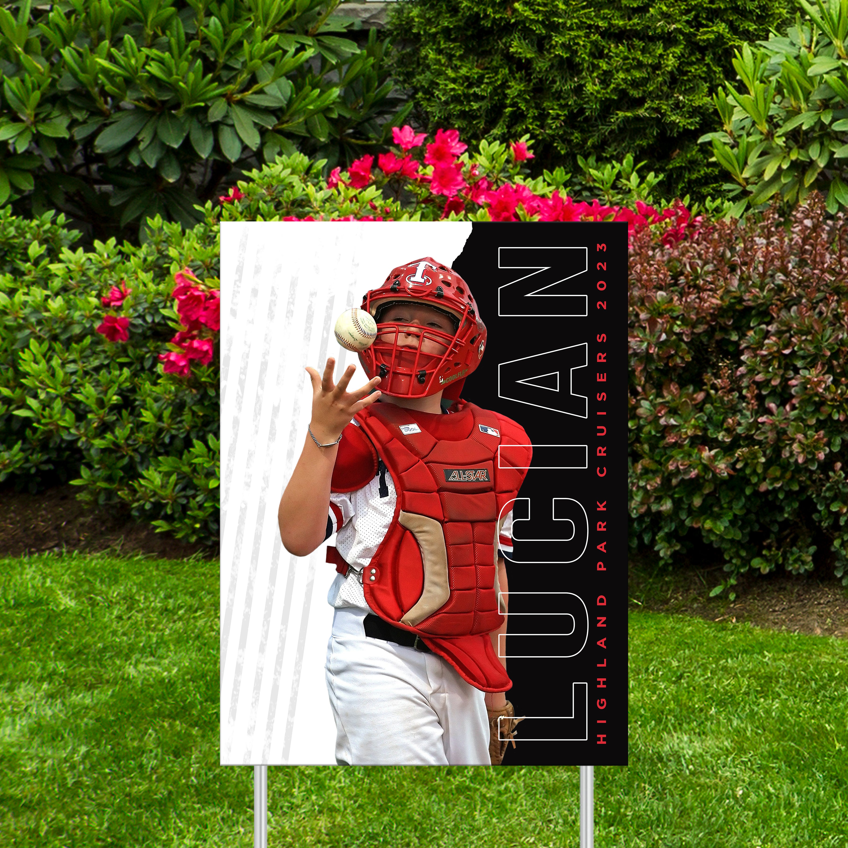 Printed Sports Yard Sign | Senior Night Poster | Baseball | Mighty Tear