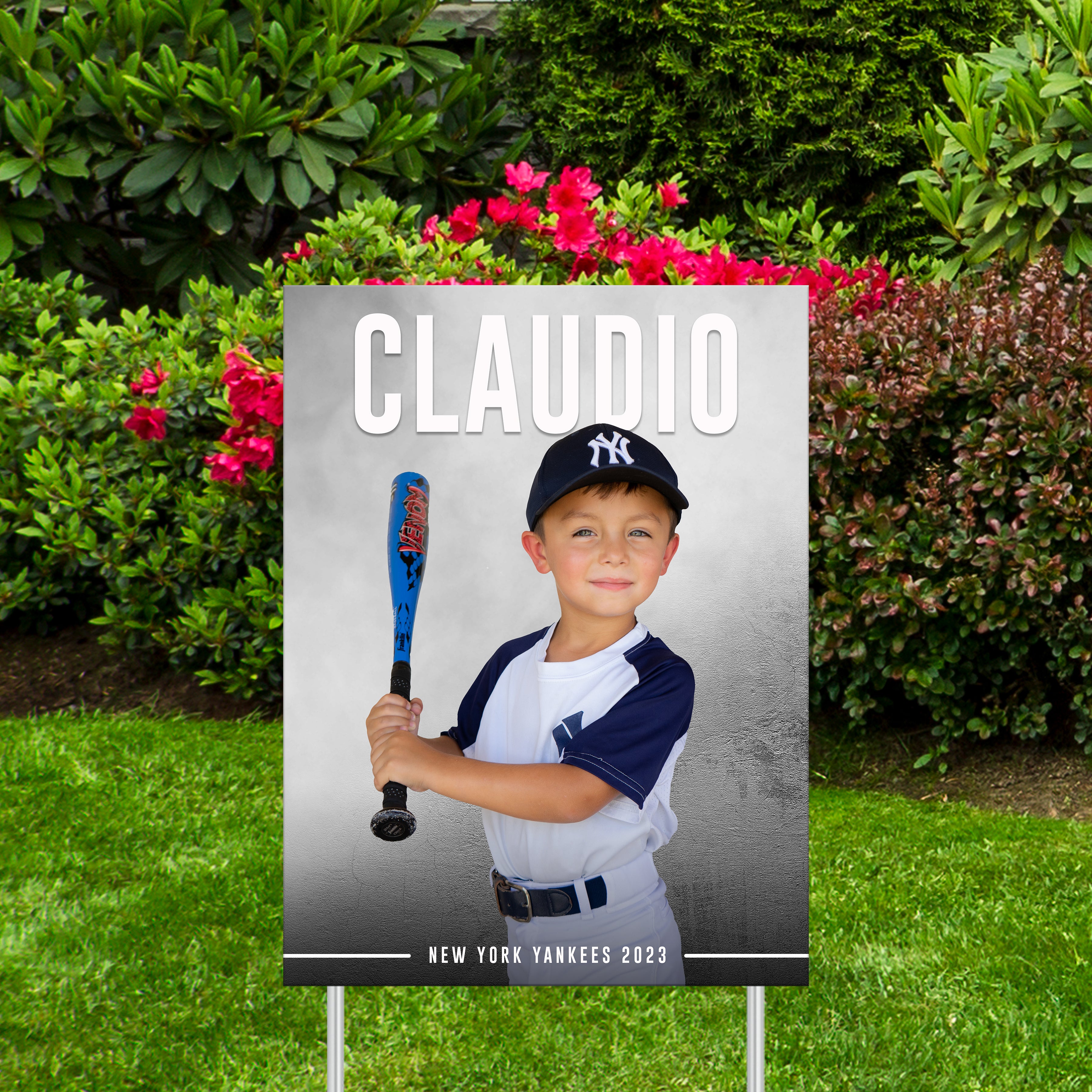Printed Sports Yard Sign | Senior Night Poster | Baseball | Stoney Mist