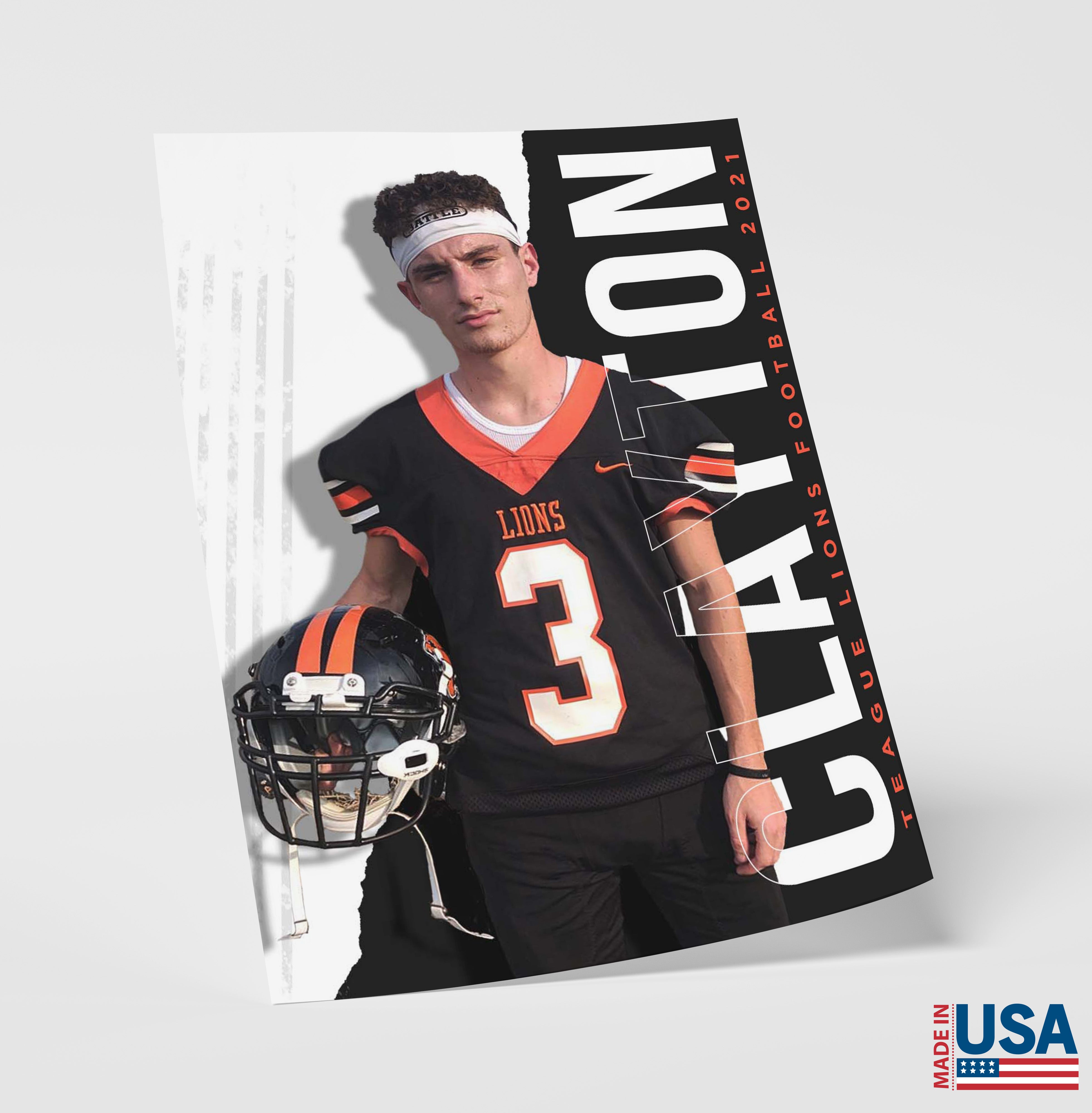 Custom Sports Banner | Senior Night | Mighty Tear Football