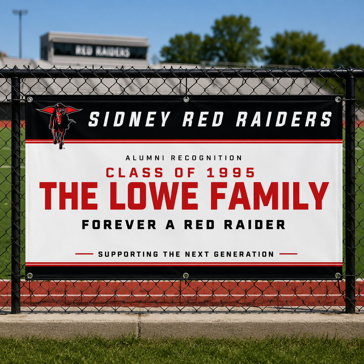 Custom Alumni Recognition Banners | Personalized School Alumni & Legacy Banners