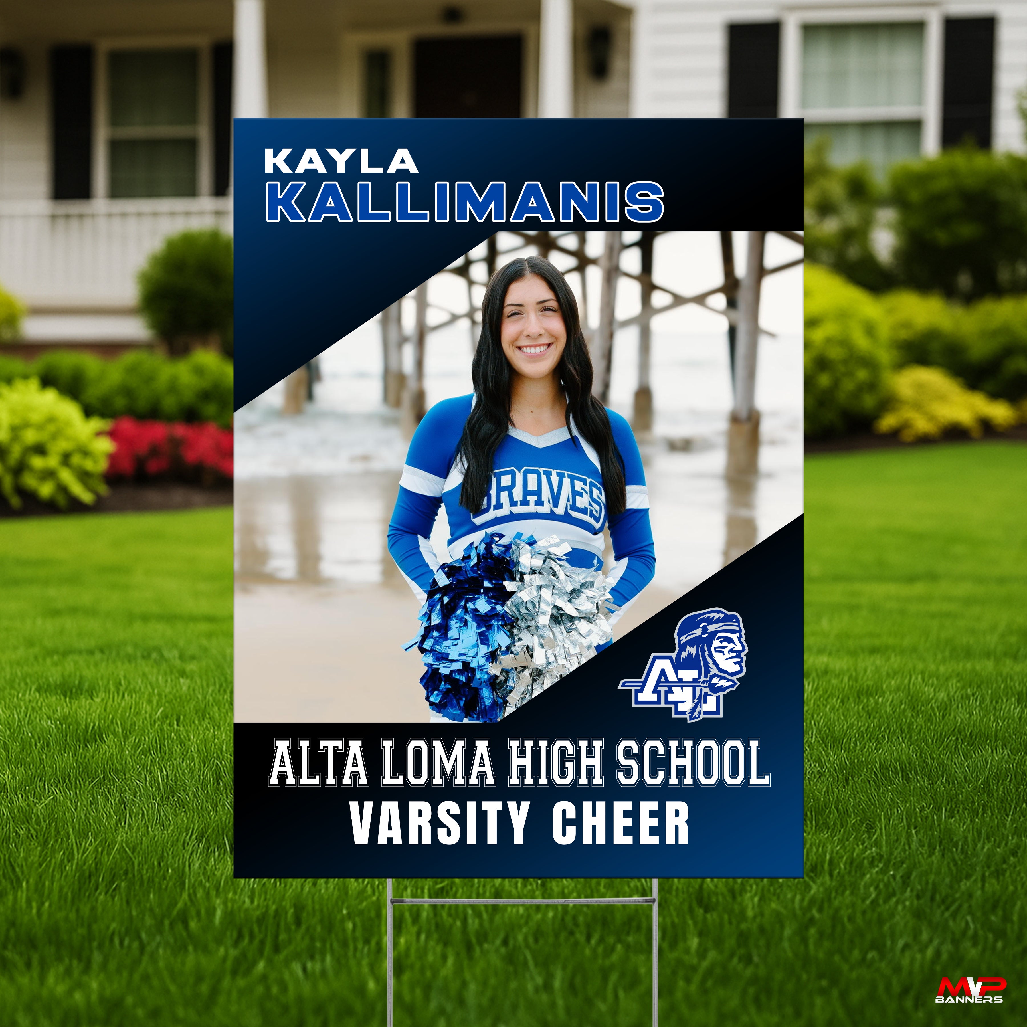 Printed Sports Yard Sign | Senior Night Poster | Cheer  | Dance | Apex