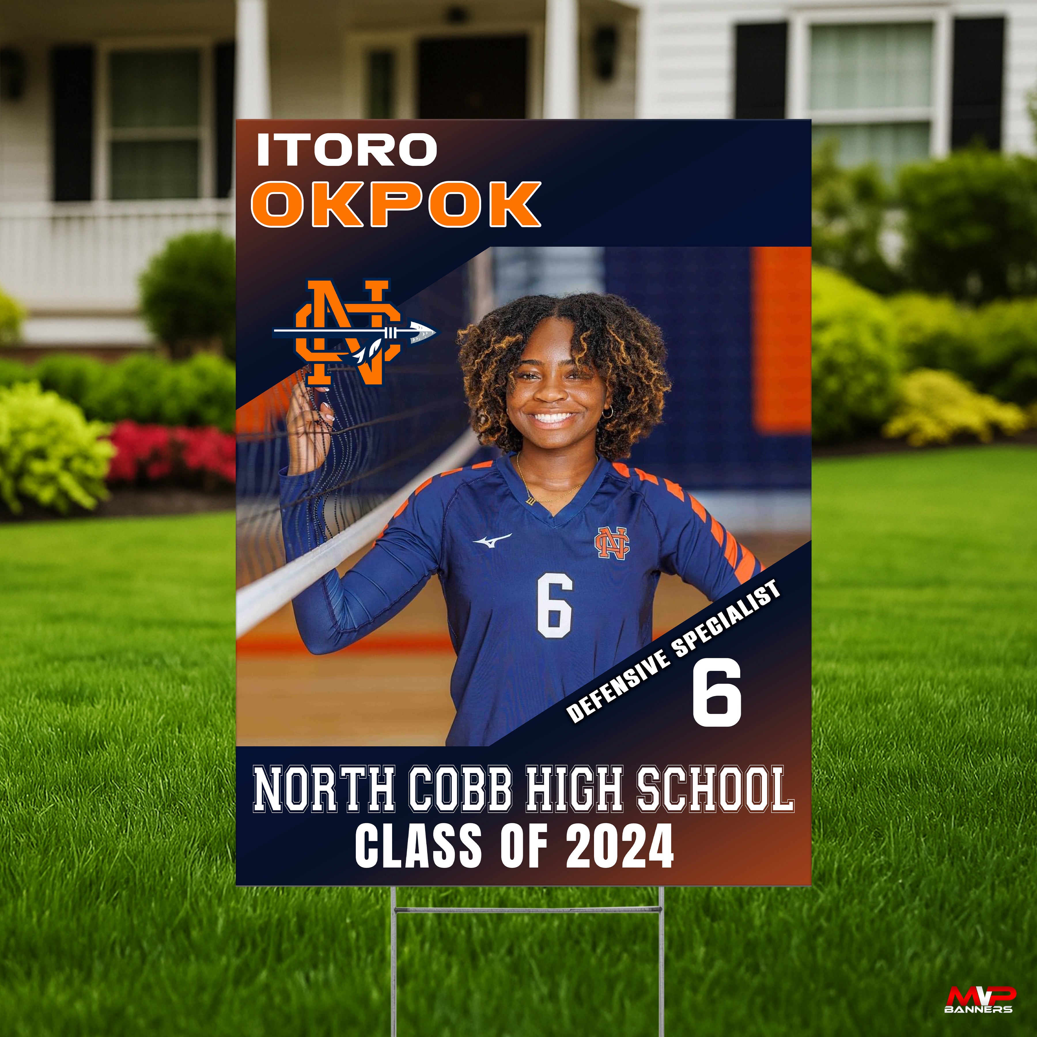 Custom Sports Banner | Senior Night | Volleyball - Apex