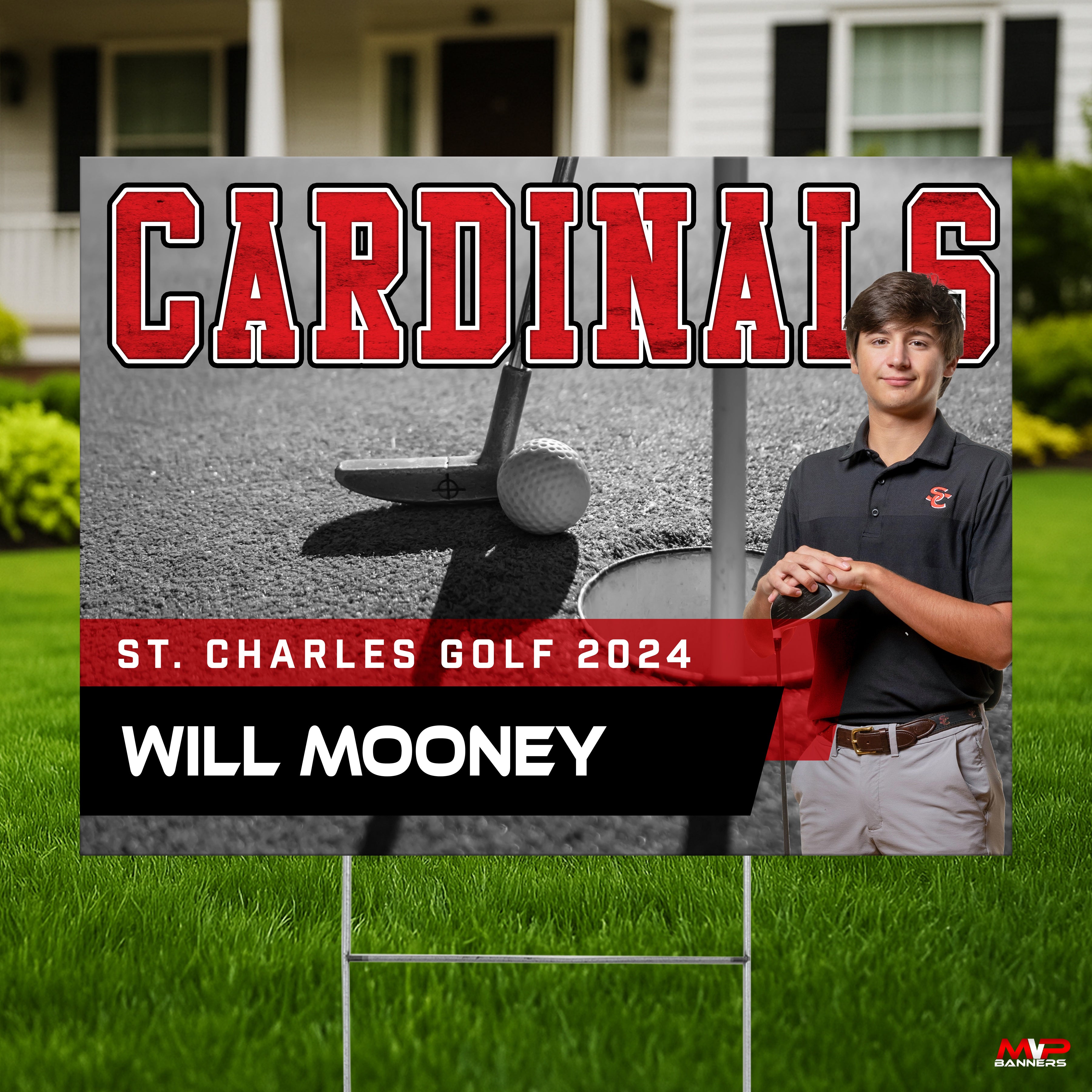 Custom Sports Banner | Senior Night | Golf | Breaking Boundaries